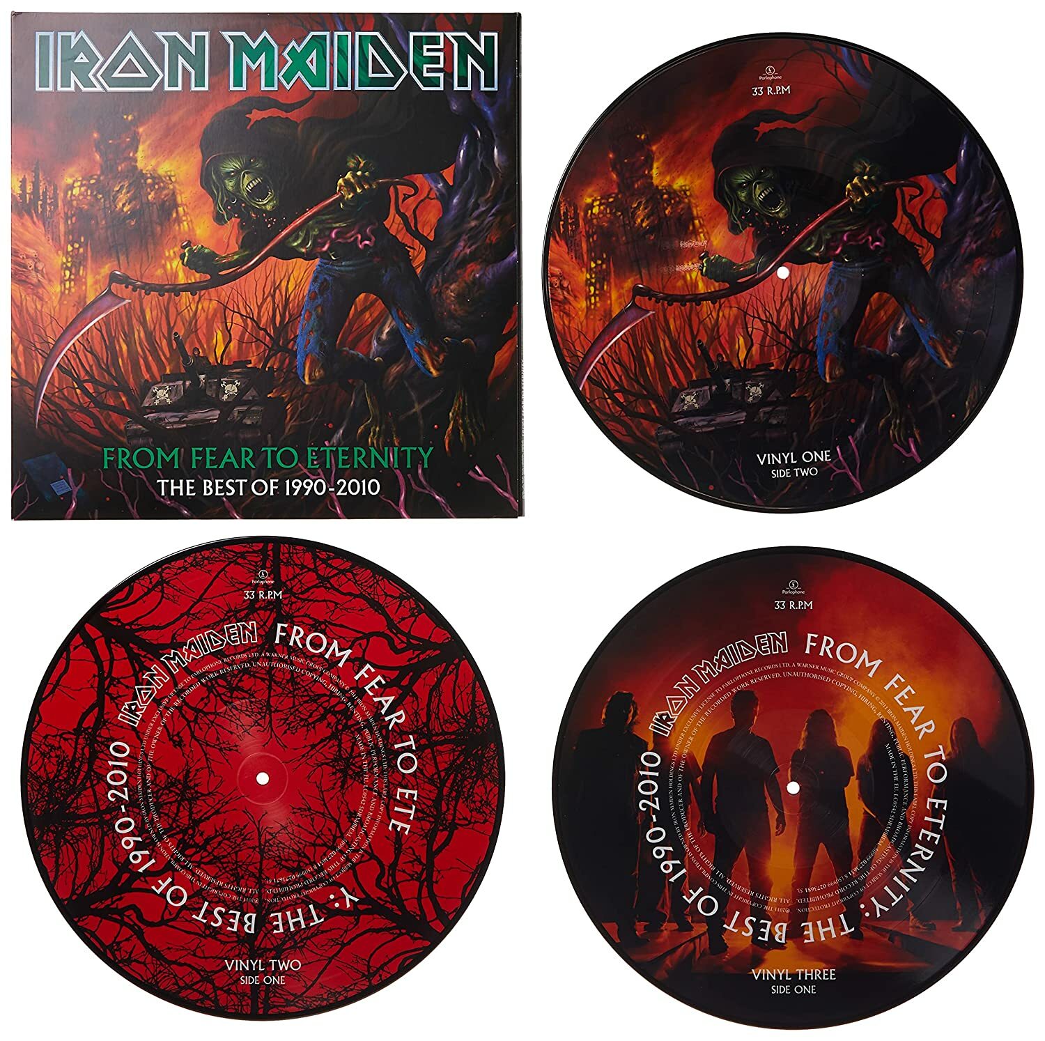 IRON MAIDEN - From Fear To Eternity - The Best Of 1990-2010 · PICTURE 3LP IRON MAIDEN - From Fear To Eternity - The Best Of 1990-2010 · PICTURE 3LP (Heavy Metal Vinyl)