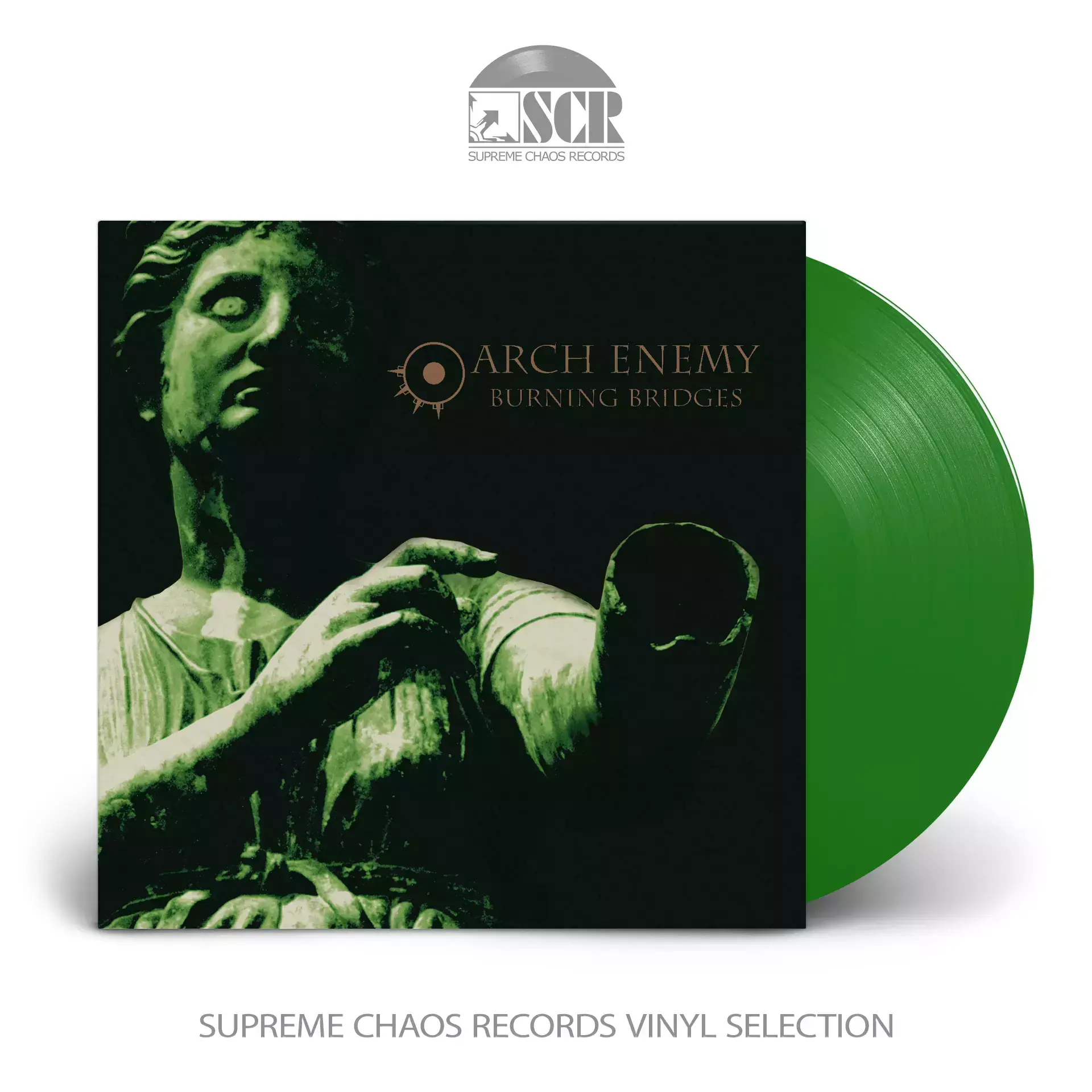 ARCH ENEMY · Burning Bridges (Re-Issue 2023) | TRANSPARENT GREEN LP (Melodic Death Metal Vinyl)