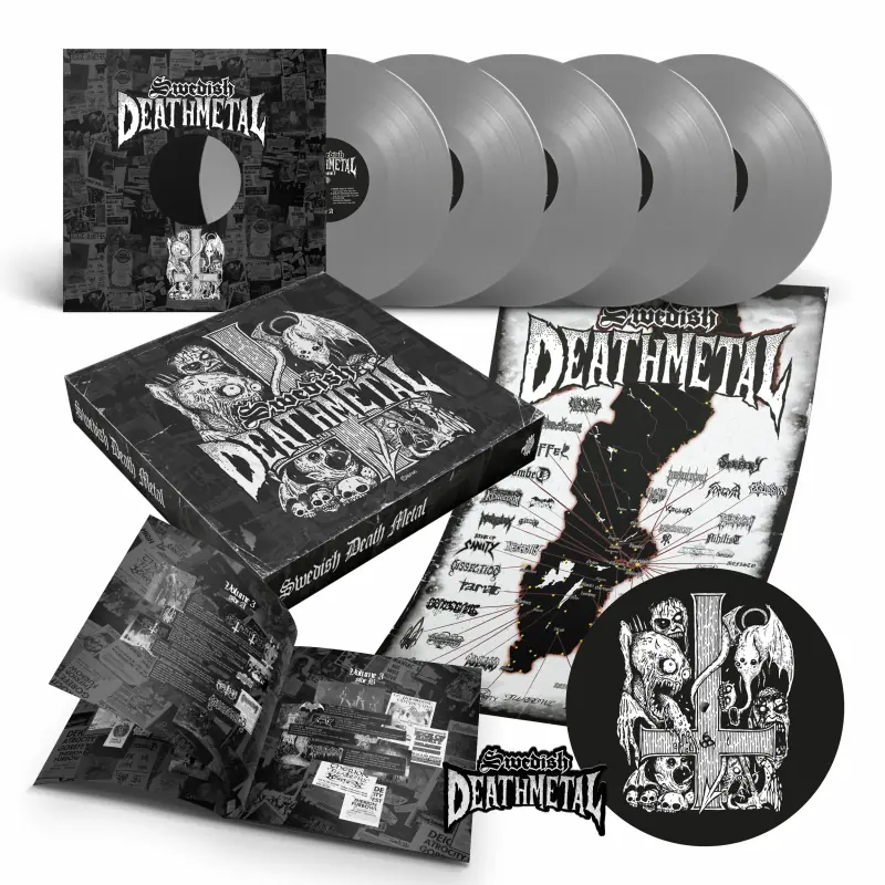 VARIOUS ARTISTS · Swedish Death Metal | SILVER 5LP BOX SET VARIOUS ARTISTS · Swedish Death Metal | SILVER 5LP BOX SET (Death Metal Vinyl)