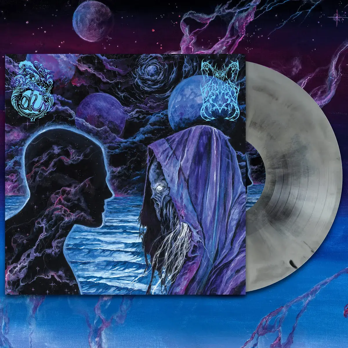 DREAM UNENDING/WORM · Starpath | BLACK/GRAY GALAXY LP DREAM UNENDING/WORM · Starpath | BLACK/GRAY GALAXY LP (Death Metal Vinyl)