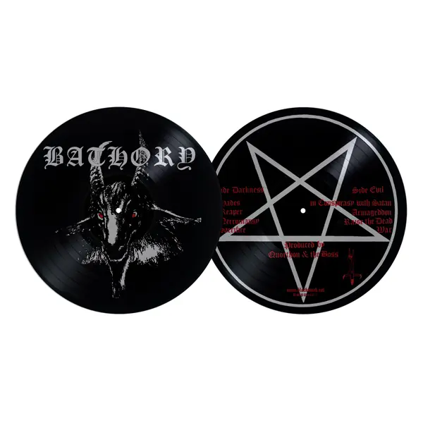 BATHORY · Bathory | PICTURE DISC LP BATHORY · Bathory | PICTURE DISC LP (Black Metal Vinyl)