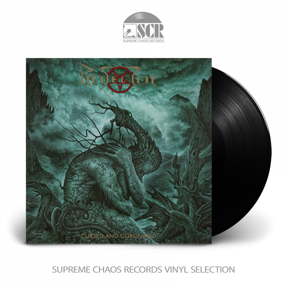 PROTECTOR - Cursed And Coronated · BLACK LP (Death Metal Vinyl)