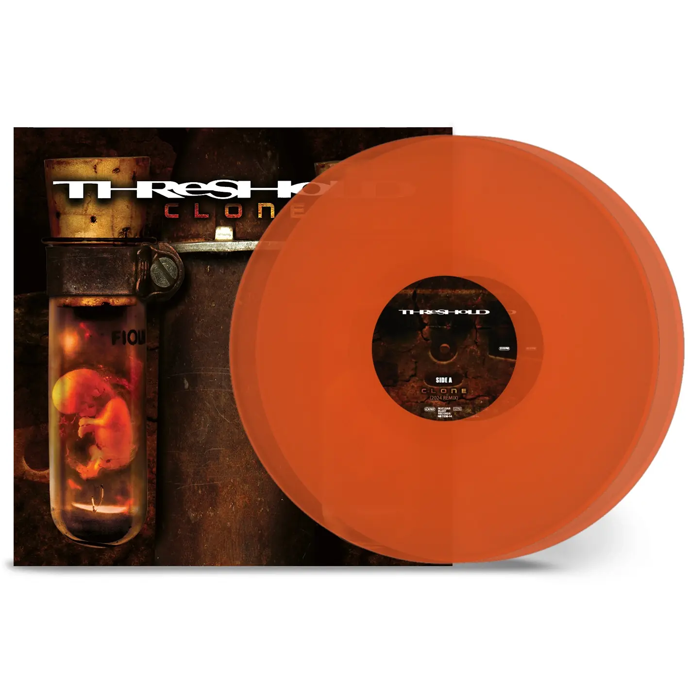 THRESHOLD - Clone (2024 Remix) · TRANSPARENT ORANGE DLP THRESHOLD - Clone (2024 Remix) · TRANSPARENT ORANGE DLP (Progressive Metal Vinyl)