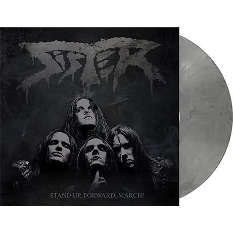 SISTER · Stand Up, Forward, March! | GREY MARBLED LP SISTER · Stand Up, Forward, March! | GREY MARBLED LP (Heavy Metal Vinyl)