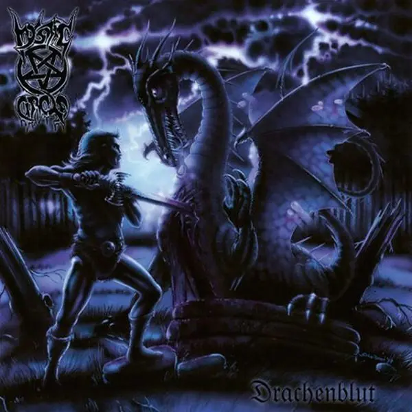 MYSTIC CIRCLE - Drachenblut · BLUE LP (Black Metal Vinyl) · Bild 1