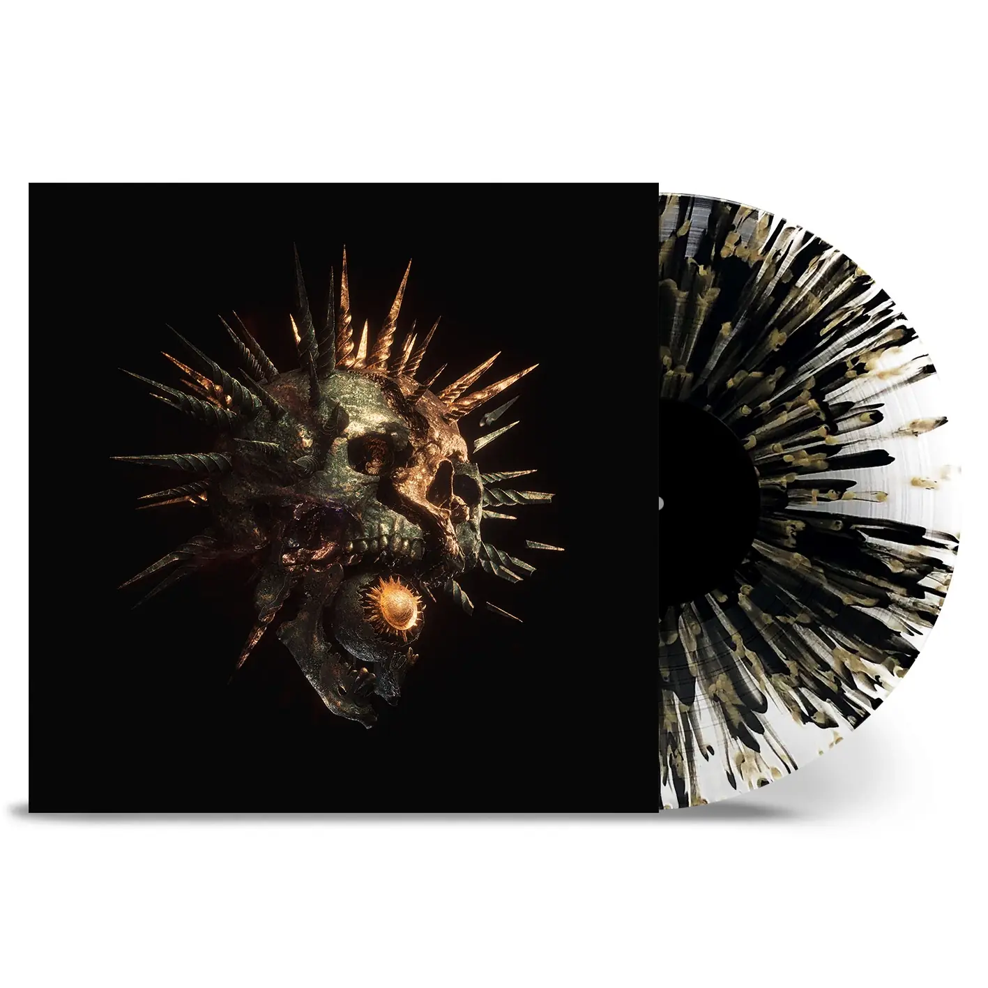 BLEED FROM WITHIN - Zenith · TRANSPARENT CLEAR LP WITH GOLD/BLACK SPLATTER LP BLEED FROM WITHIN - Zenith · TRANSPARENT CLEAR LP WITH GOLD/BLACK SPLATTER LP (Melodic Metalcore Vinyl)