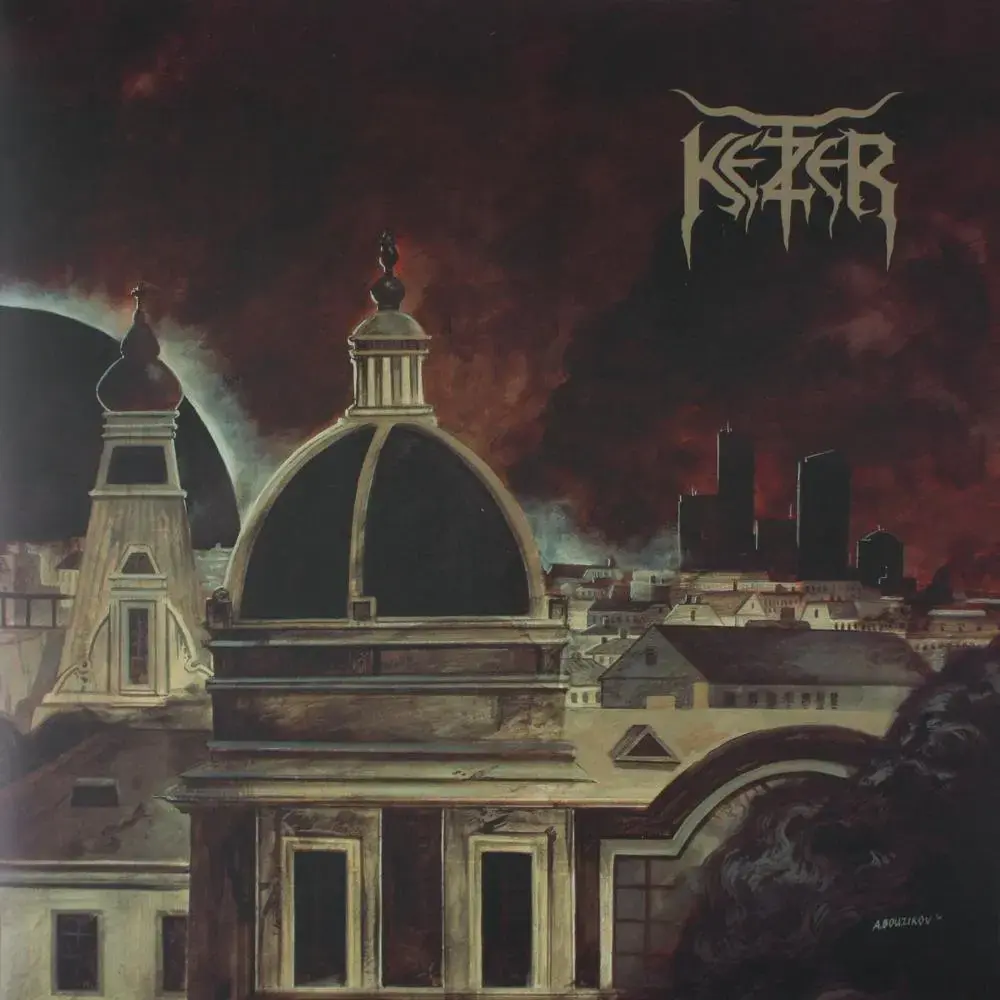 KETZER · Endzeit Metropolis | GREEN/WHITE LP · Bild 1 KETZER · Endzeit Metropolis | GREEN/WHITE LP (Thrash Metal Vinyl) · Bild 1