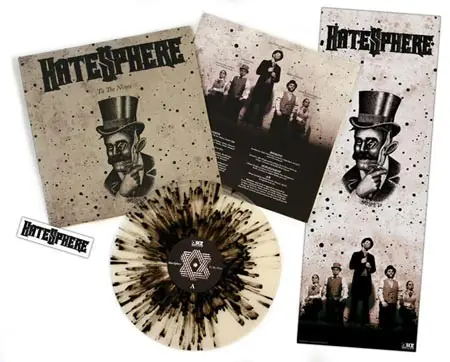 HATESPHERE - To The Nines · SPLATTER+POSTER+STICKER LP (Thrash Metal Vinyl)