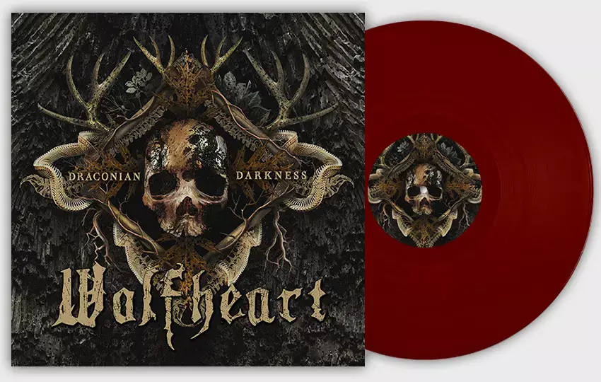 WOLFHEART - Draconian Darkness · OXBLOOD LP WOLFHEART - Draconian Darkness · OXBLOOD LP (Melodic Death Metal Vinyl)