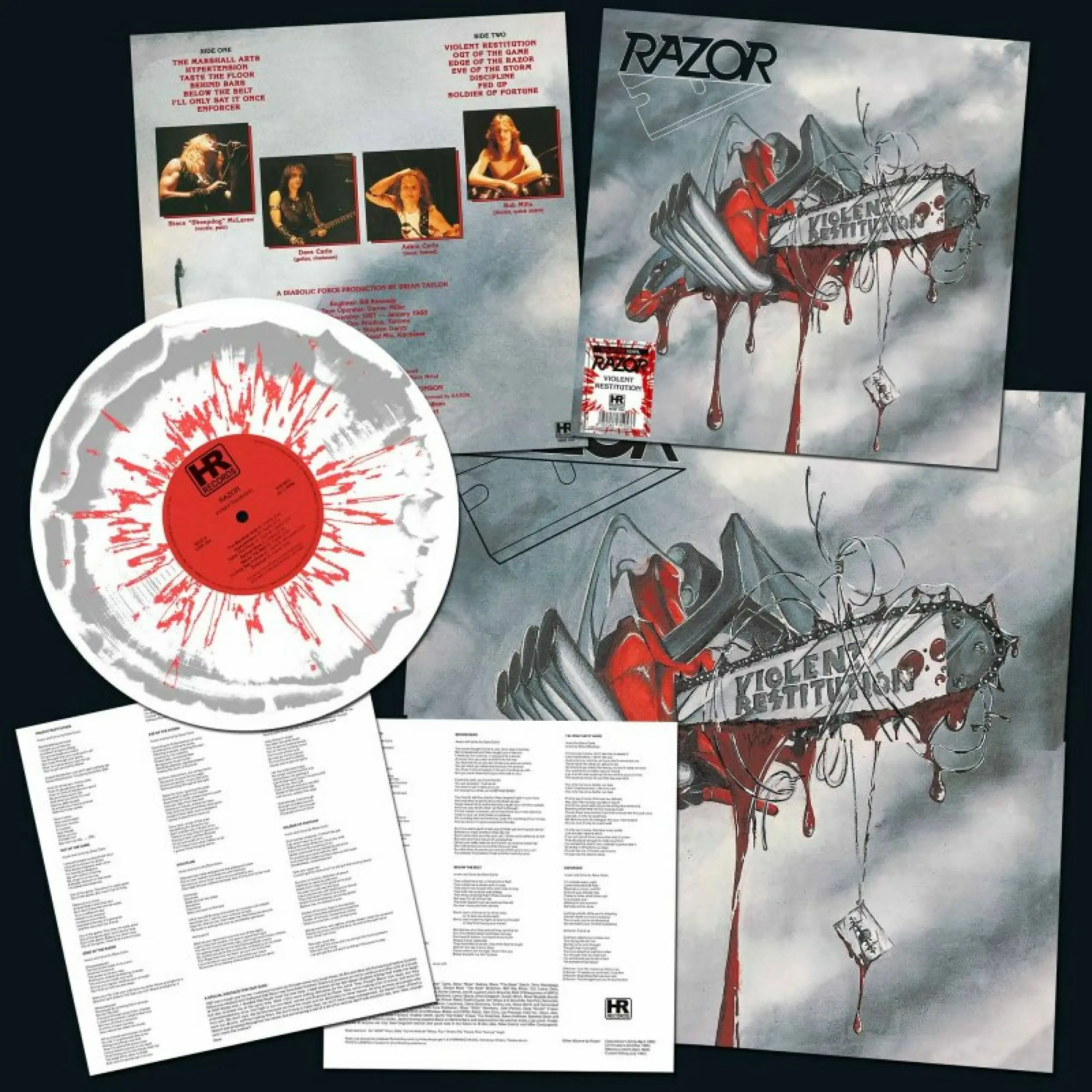 RAZOR - Violent Restitution · MIXED SPLATTER LP RAZOR - Violent Restitution · MIXED SPLATTER LP (Thrash Metal Vinyl)