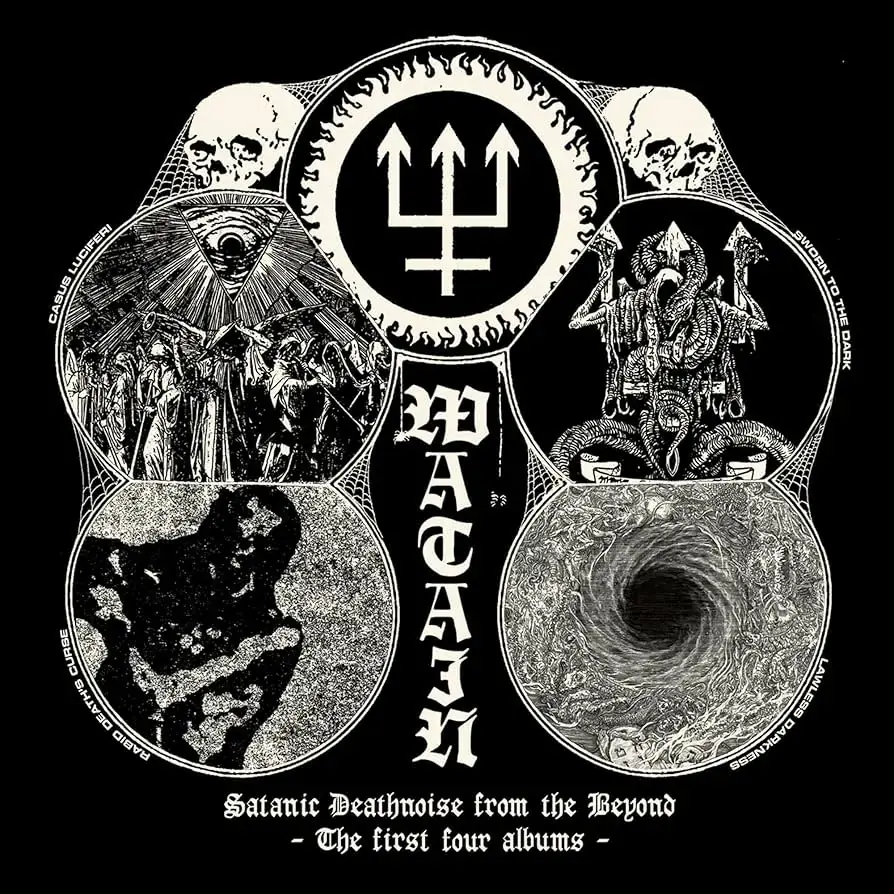 WATAIN - Satanic Deathnoise From The Beyond · 4CD BOX SET (Black Metal CDs)
