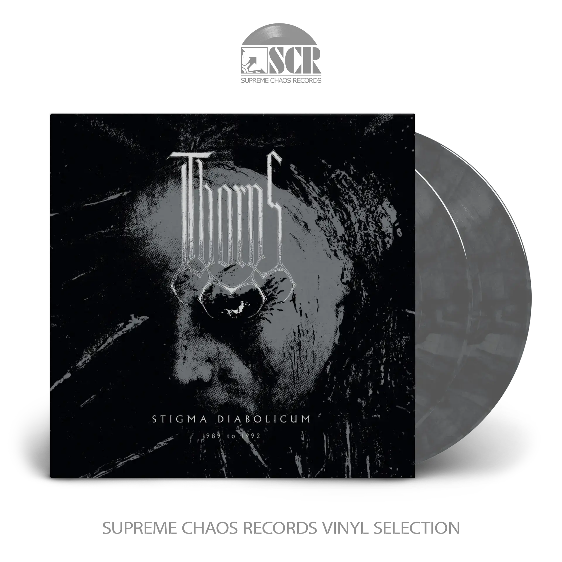 THORNS - Stigma Diabolicum · ASH GREY MARBLED 2LP THORNS - Stigma Diabolicum · ASH GREY MARBLED 2LP (Black Metal Vinyl)