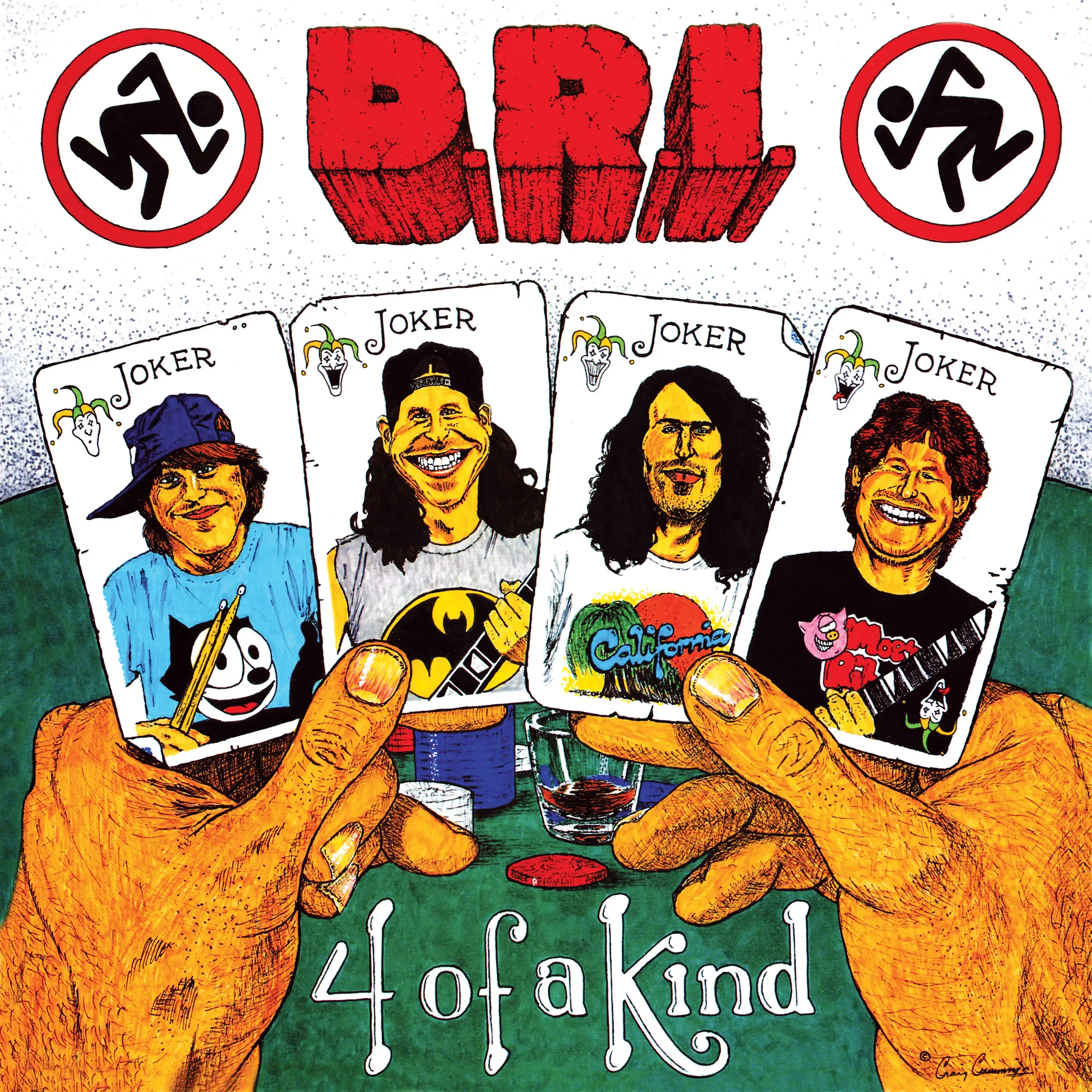 D.R.I. - Four Of A Kind · WHITE/GREEN SPLATTER LP (Thrash Metal Vinyl) · Bild 2