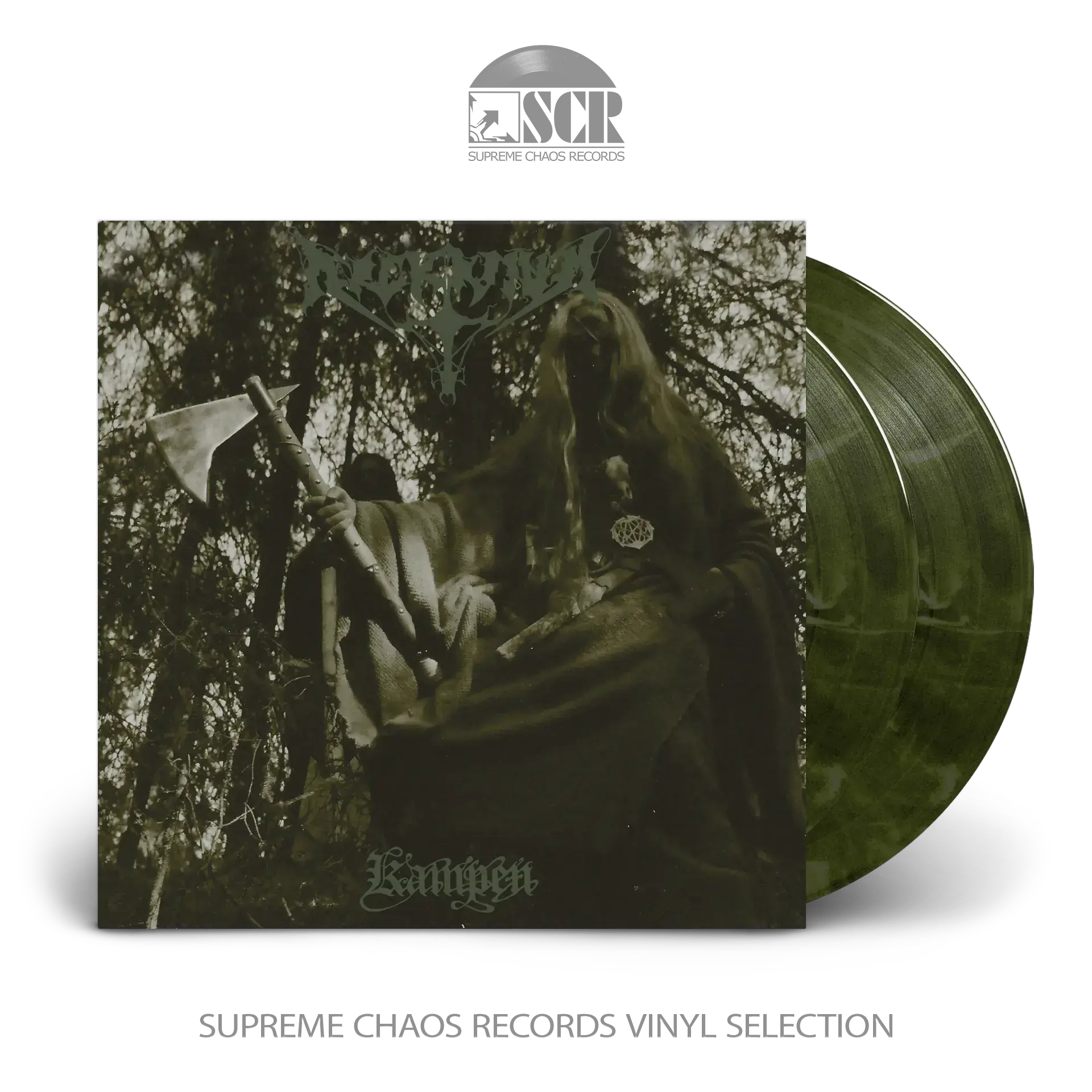 ARCKANUM - Kampen · GREEN/BLACK MARBLED 2LP (Black Metal Vinyl)