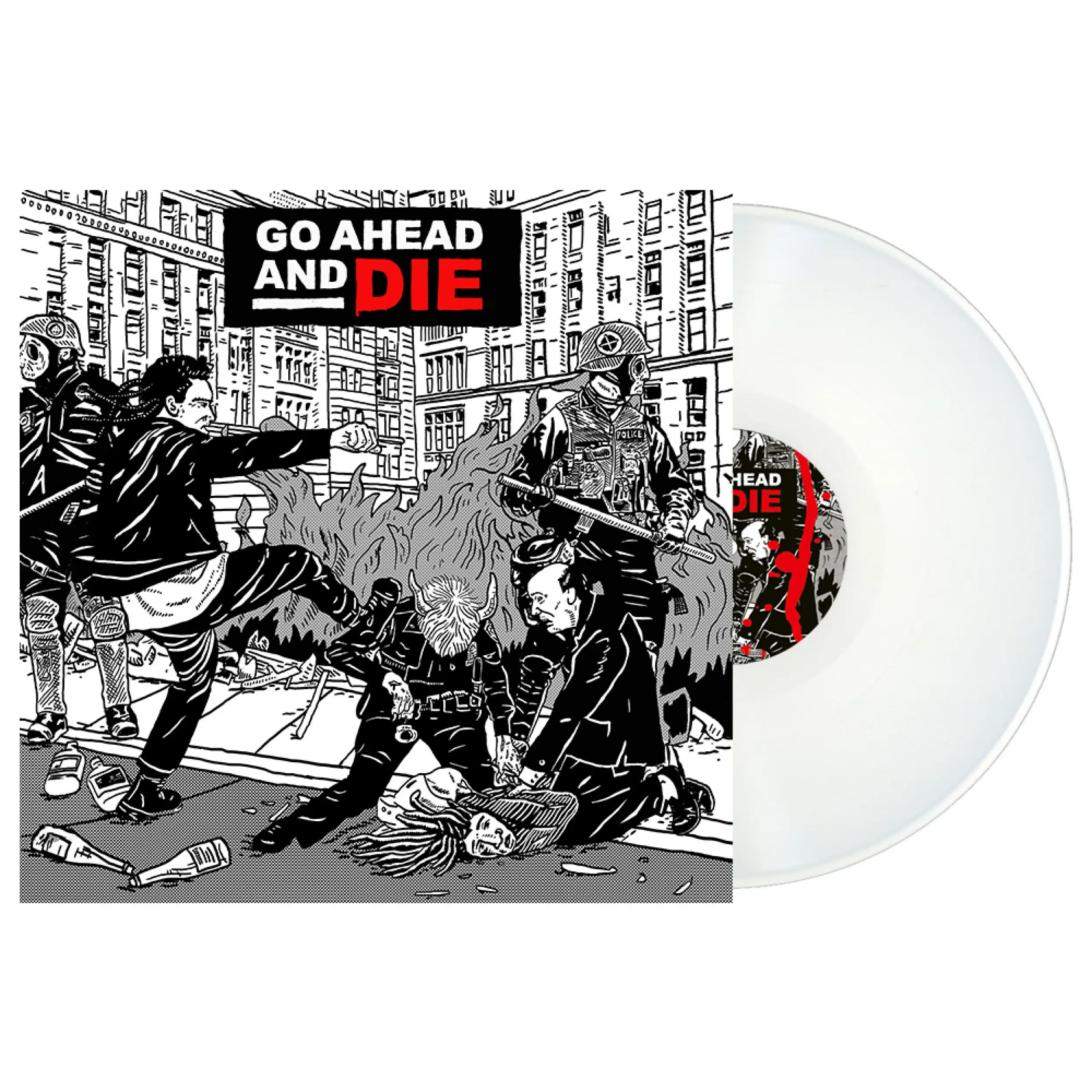 GO AHEAD AND DIE - Go Ahead And Die [WHITE] · LP (Hard Rock Vinyl)