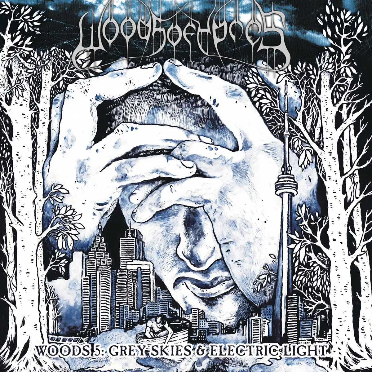 WOODS OF YPRES - Woods 5: Grey Skies & Electric Light · BLACK LP (Doom Metal Vinyl) · Bild 1