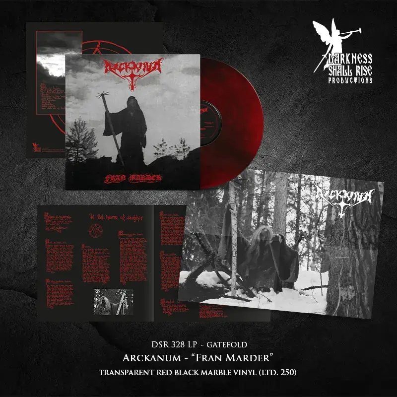ARCKANUM - Fran Marder · RED/BLACK LP · Bild 2 ARCKANUM - Fran Marder · RED/BLACK LP (Black Metal Vinyl) · Bild 2