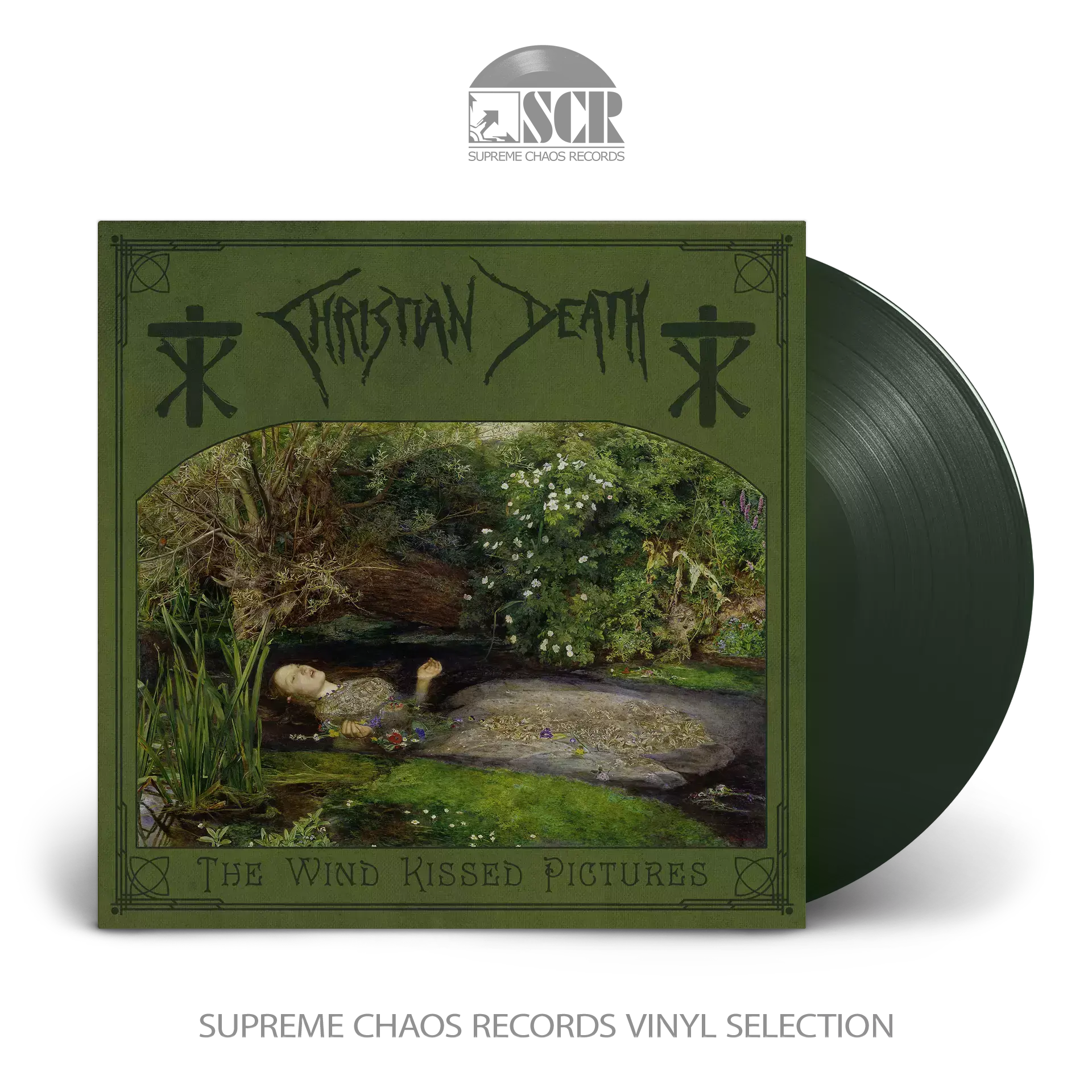 CHRISTIAN DEATH - The Wind Kissed Pictures 2021 · DARK GREEN LP (Gothic Rock/Ambient Vinyl)