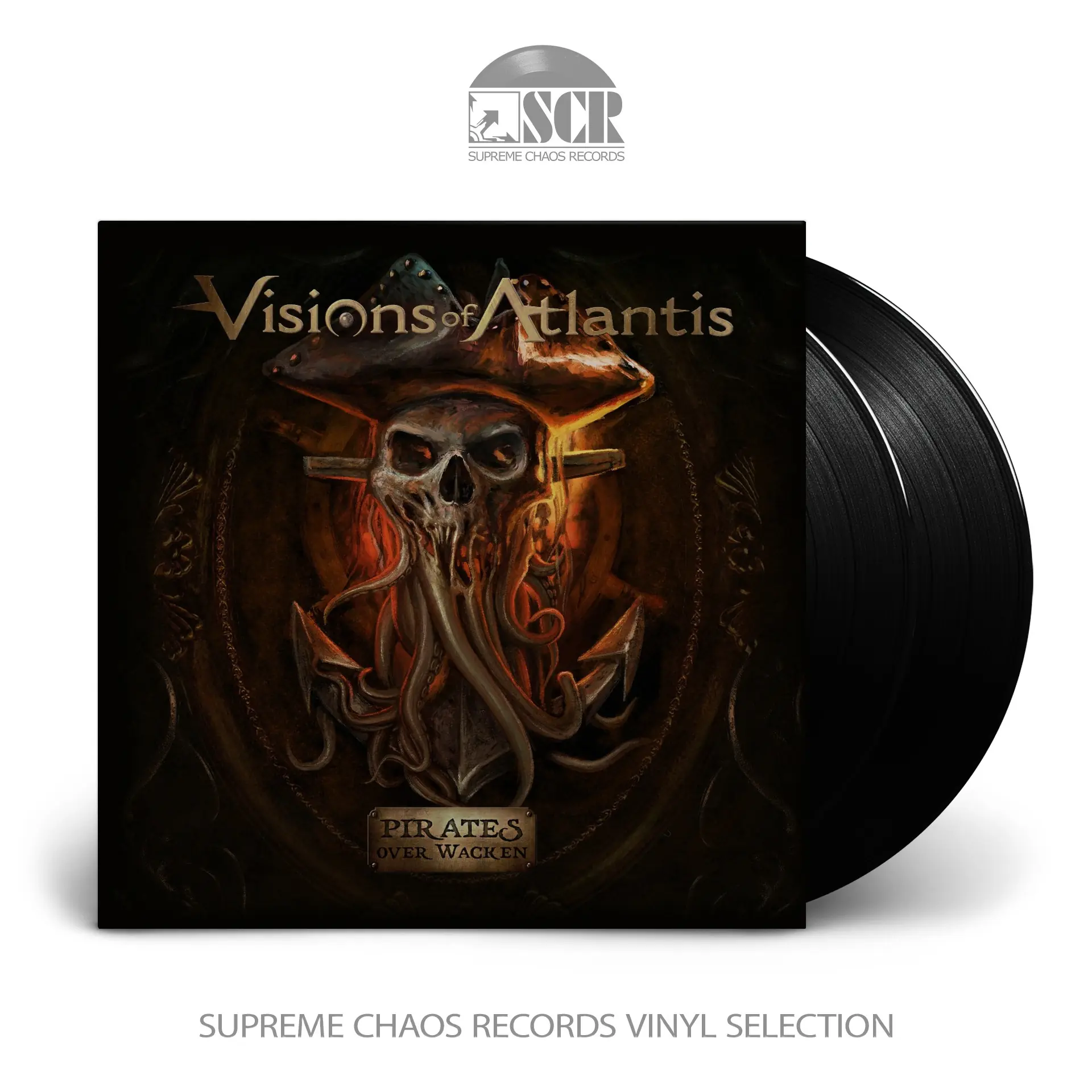 VISIONS OF ATLANTIS - Pirates Over Wacken · BLACK DLP VISIONS OF ATLANTIS - Pirates Over Wacken · BLACK DLP (Symphonic Metal Vinyl)