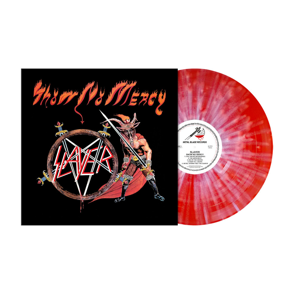 SLAYER - Show No Mercy · RED/WHITE LP (Thrash Metal Vinyl)