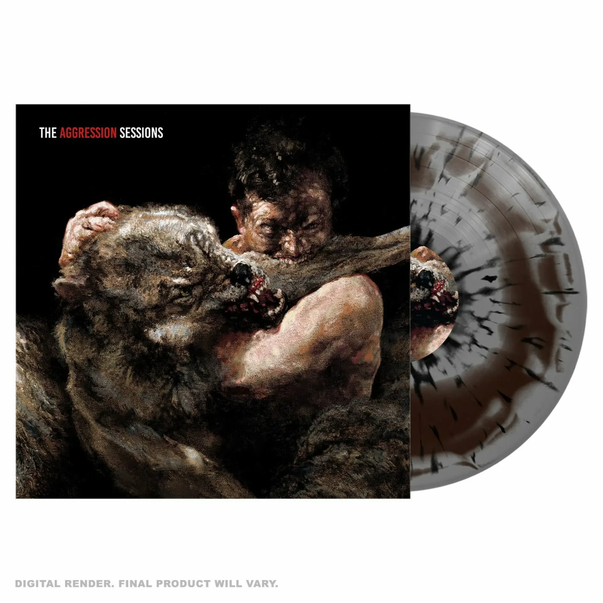VARIOUS ARTISTS · Aggression Sessions | GREY-BROWN SWIRL/SPLATTER LP VARIOUS ARTISTS · Aggression Sessions | GREY-BROWN SWIRL/SPLATTER LP (Metalcore Vinyl)