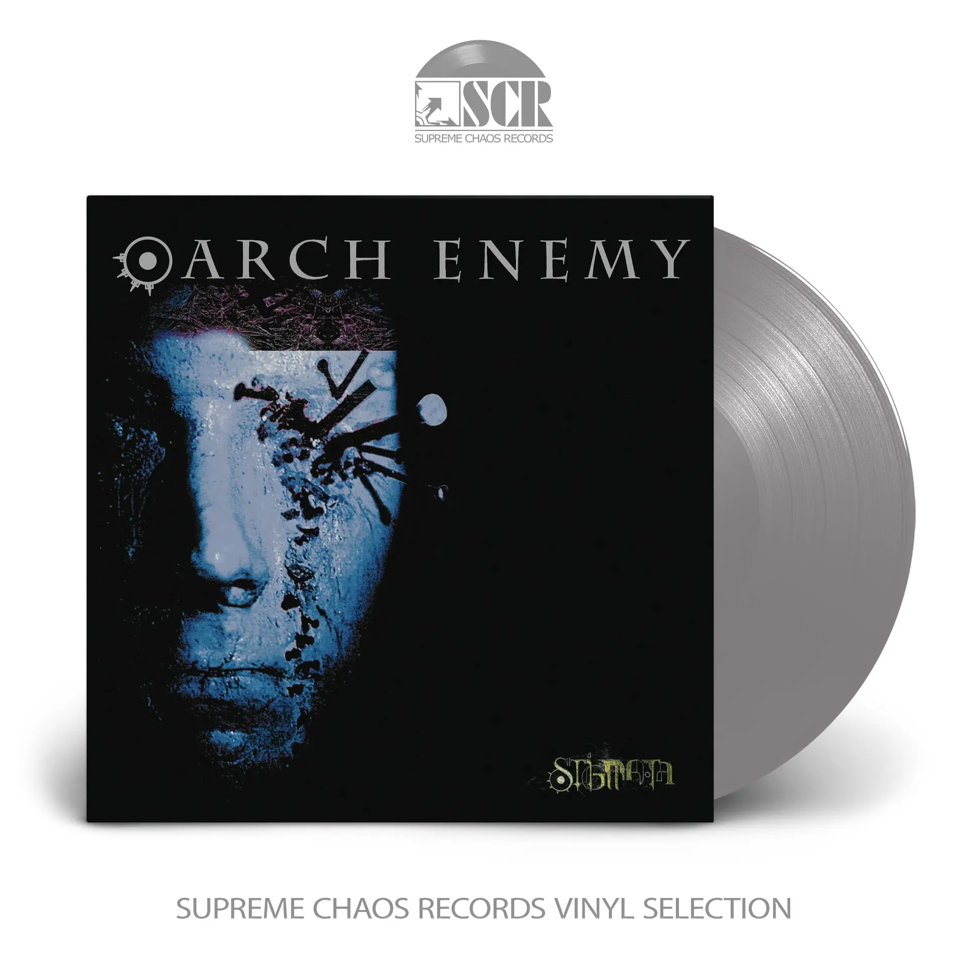 ARCH ENEMY - Stigmata (Re-Issue 2023) · SILVER LP ARCH ENEMY - Stigmata (Re-Issue 2023) · SILVER LP (Melodic Death Metal Vinyl)