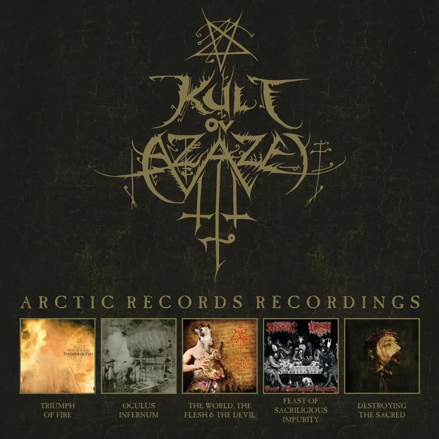 KULT OV AZAZEL - Arctic Records Recordings · 5CD BOXSET KULT OV AZAZEL - Arctic Records Recordings · 5CD BOXSET (Black Metal CDs)