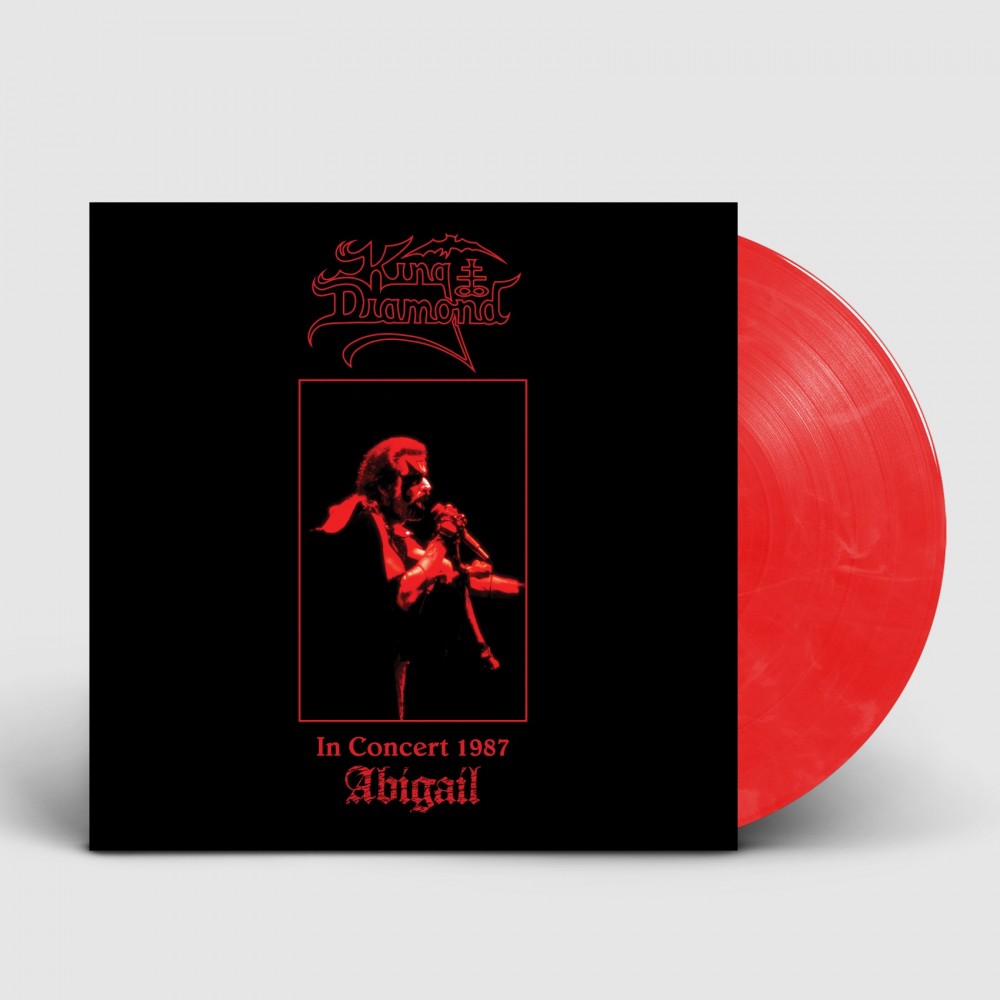 KING DIAMOND - In Concert 1987 - Abigail · RED/WHITE LP (Heavy Metal Vinyl)