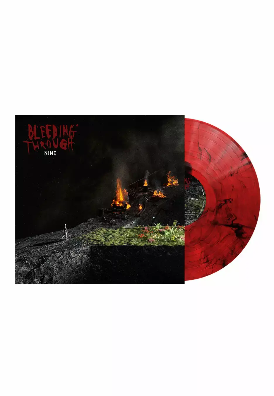 BLEEDING THROUGH · NINE | RED/BLACK SMOKE LP (Metalcore Vinyl)