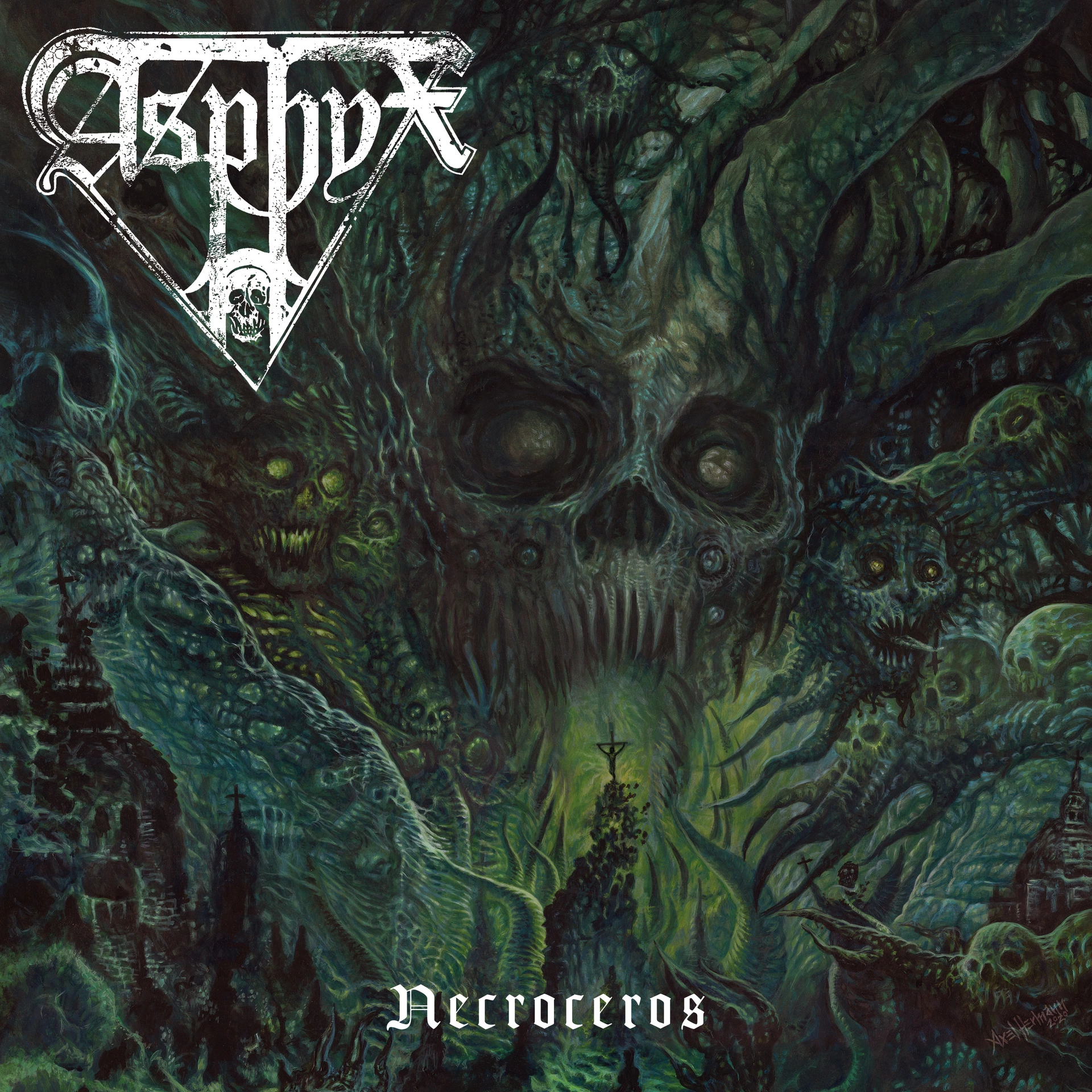 ASPHYX - Necroceros · BLACK LP · Bild 1 ASPHYX - Necroceros · BLACK LP (Death Metal Vinyl) · Bild 1