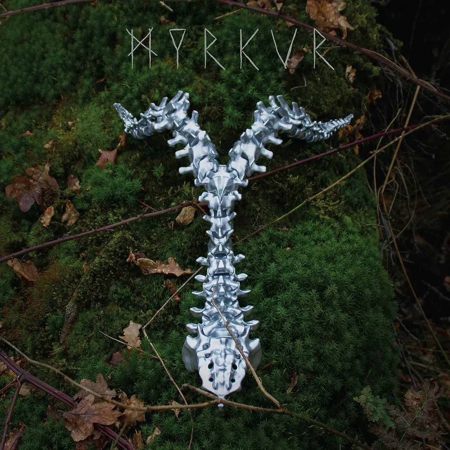 MYRKUR - Spine · SILVER LP · Bild 1 MYRKUR - Spine · SILVER LP (Black Metal Vinyl) · Bild 1