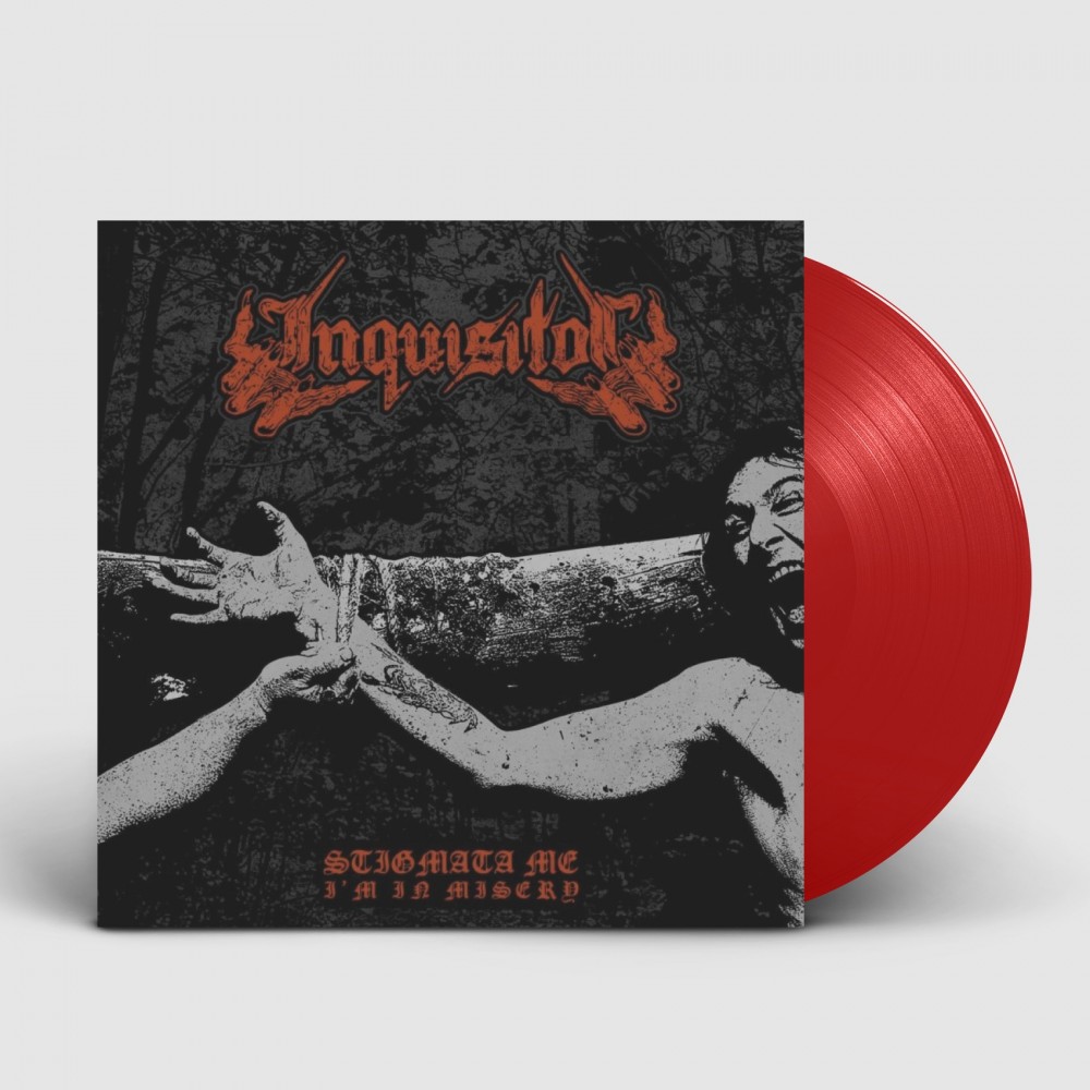 INQUISITOR - Stigmata Me, I'm In Misery · RED LP (Death Metal Vinyl)