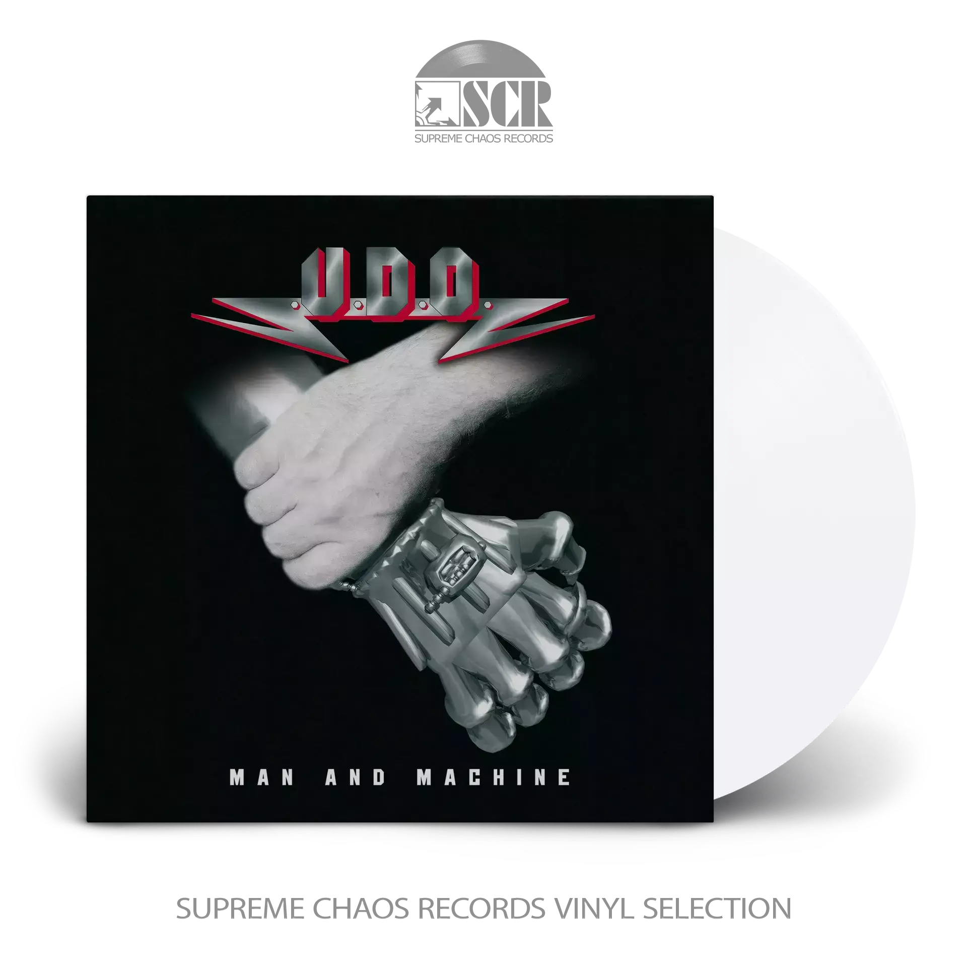 U.D.O. - Man And Machine · WHITE LP (Hard Rock Vinyl)