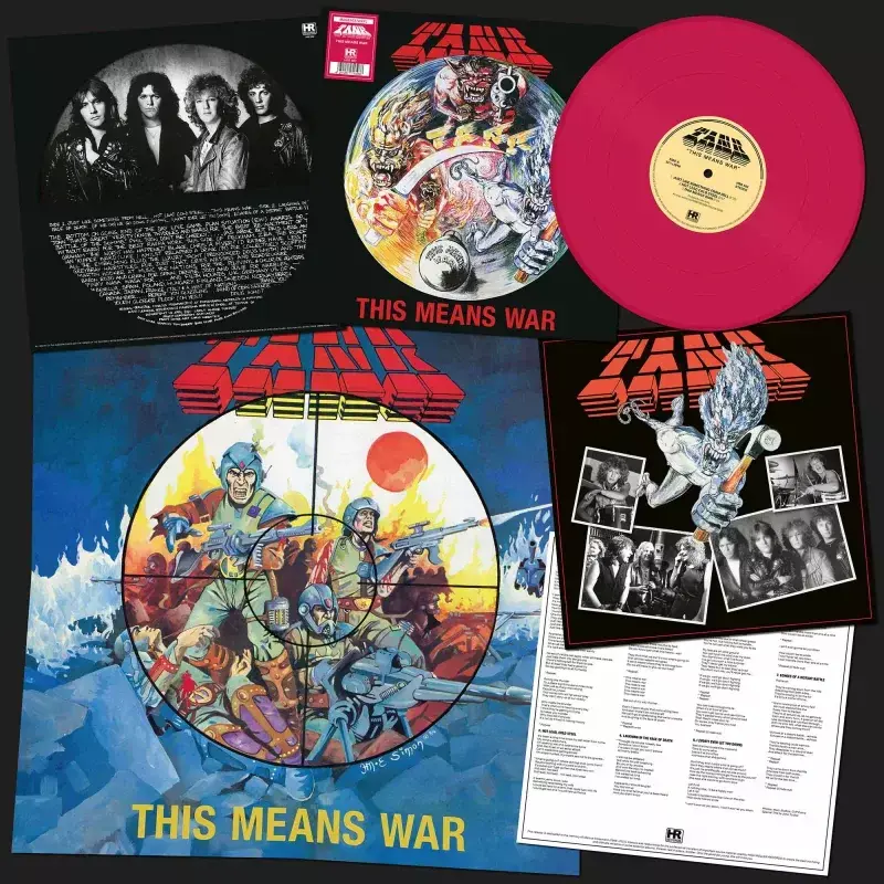 TANK · This Means War (Regular Edition) | MAGENTA LP (Heavy Metal Vinyl)
