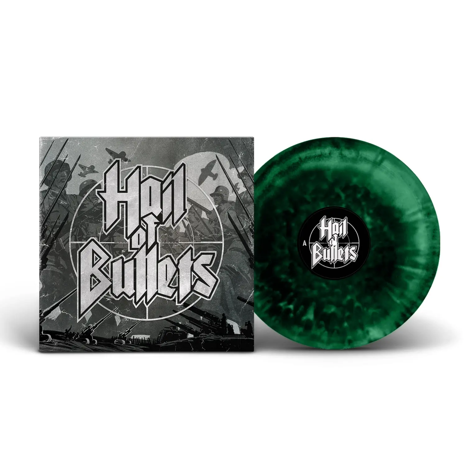 HAIL OF BULLETS - Hail Of Bullets · GREEN SUPER MARBLED LP HAIL OF BULLETS - Hail Of Bullets · GREEN SUPER MARBLED LP (Death Metal Vinyl)