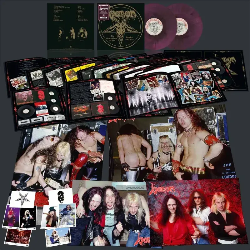 VENOM - The Seven Gates Of Hell - Singles 1981-1985 · PURPLE GALAXY 2LP · Bild 2 VENOM - The Seven Gates Of Hell - Singles 1981-1985 · PURPLE GALAXY 2LP (Black Metal/Heavy Metal Vinyl) · Bild 2