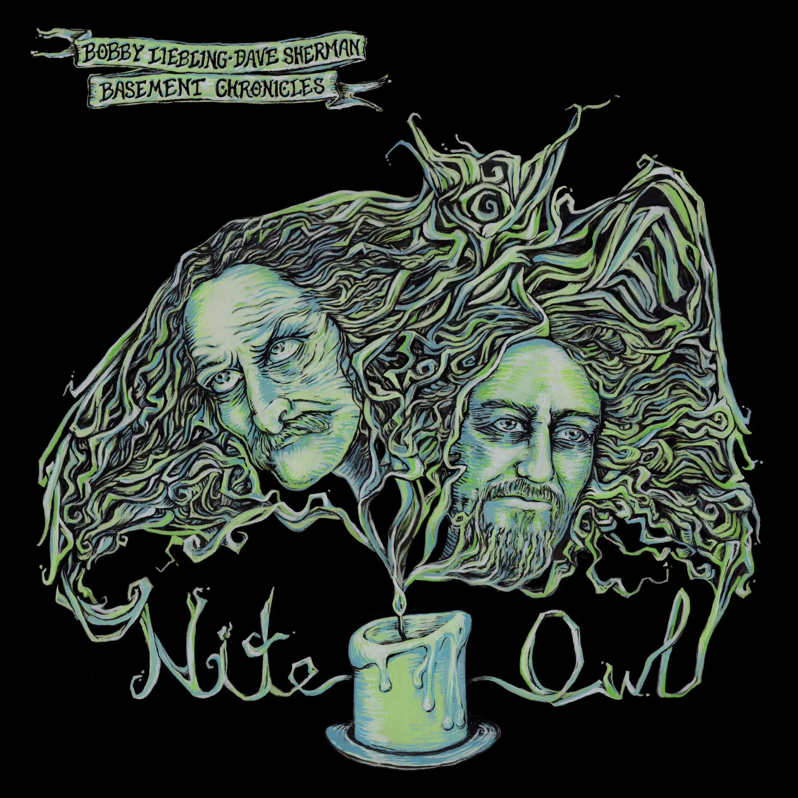 BOBBY LIEBLING & DAVE SHERMAN BASEMENT CHRONICLES - Nite Owl [BLACK] · LP (Hard Rock Vinyl) · Bild 1