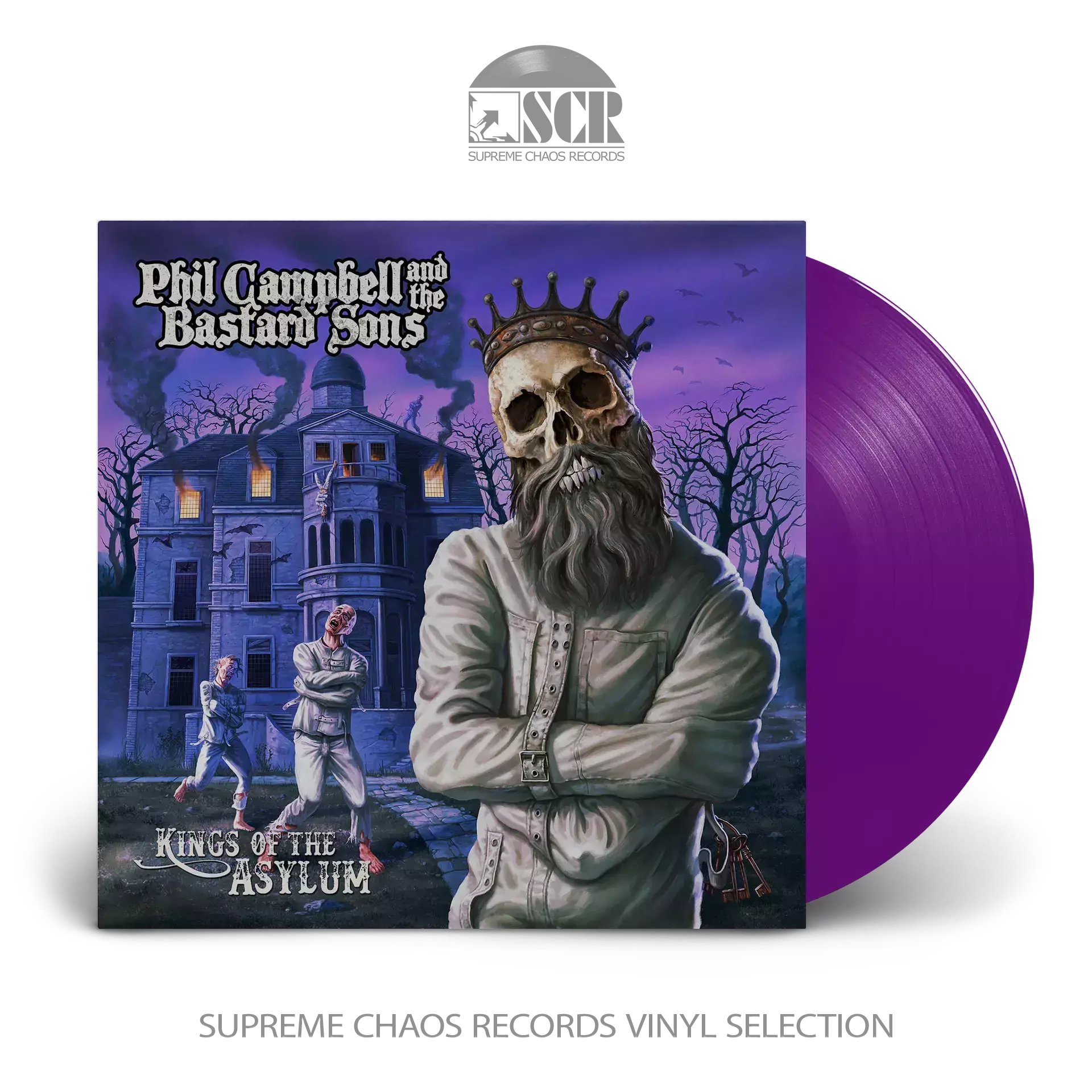 PHIL CAMPBELL AND THE BASTARD SONS · Kings Of The Asylum | PURPLE VINYL PHIL CAMPBELL AND THE BASTARD SONS · Kings Of The Asylum | PURPLE VINYL (Hard Rock Vinyl)