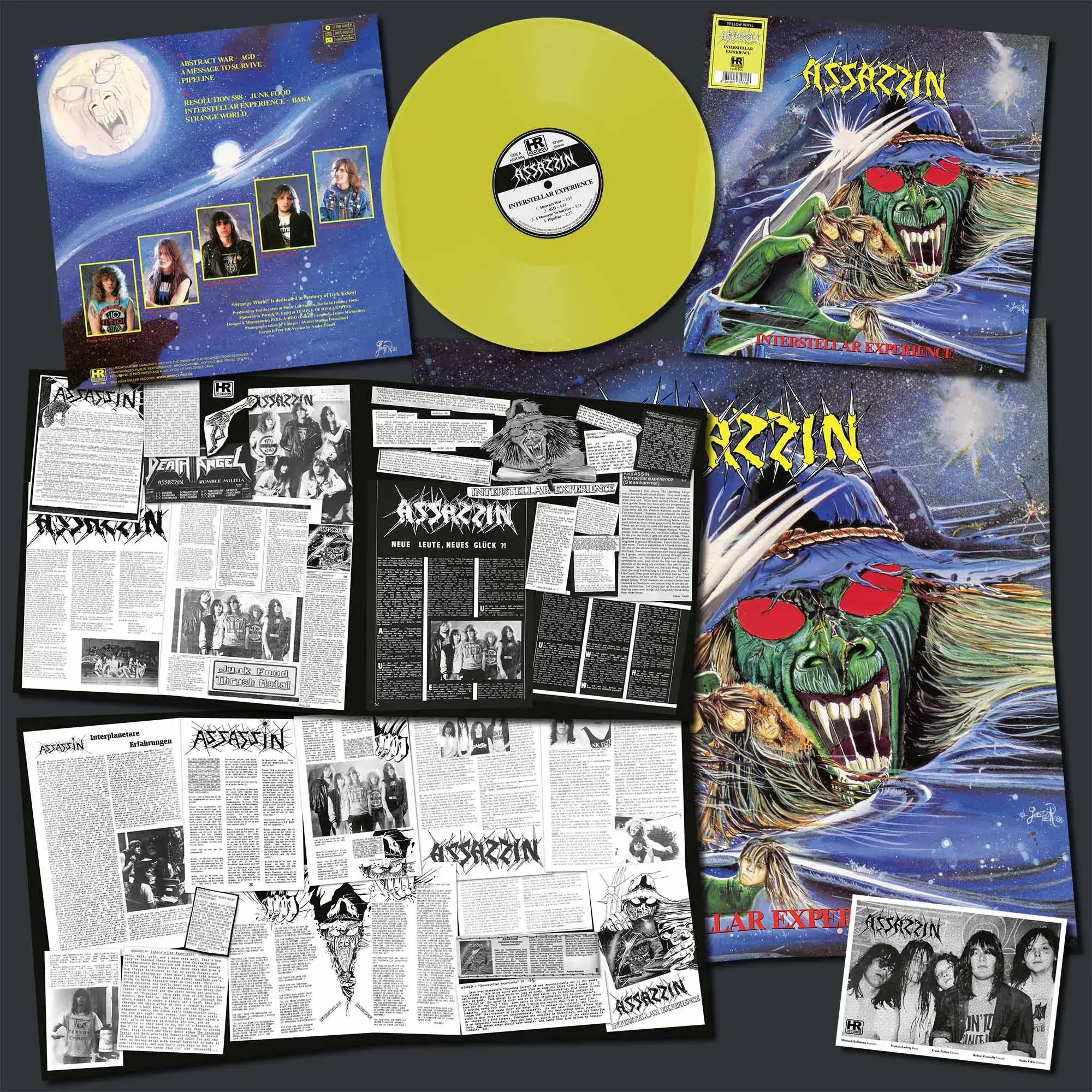 ASSASSIN · Interstellar Experience | YELLOW LP (Thrash Metal Vinyl) · Bild 2