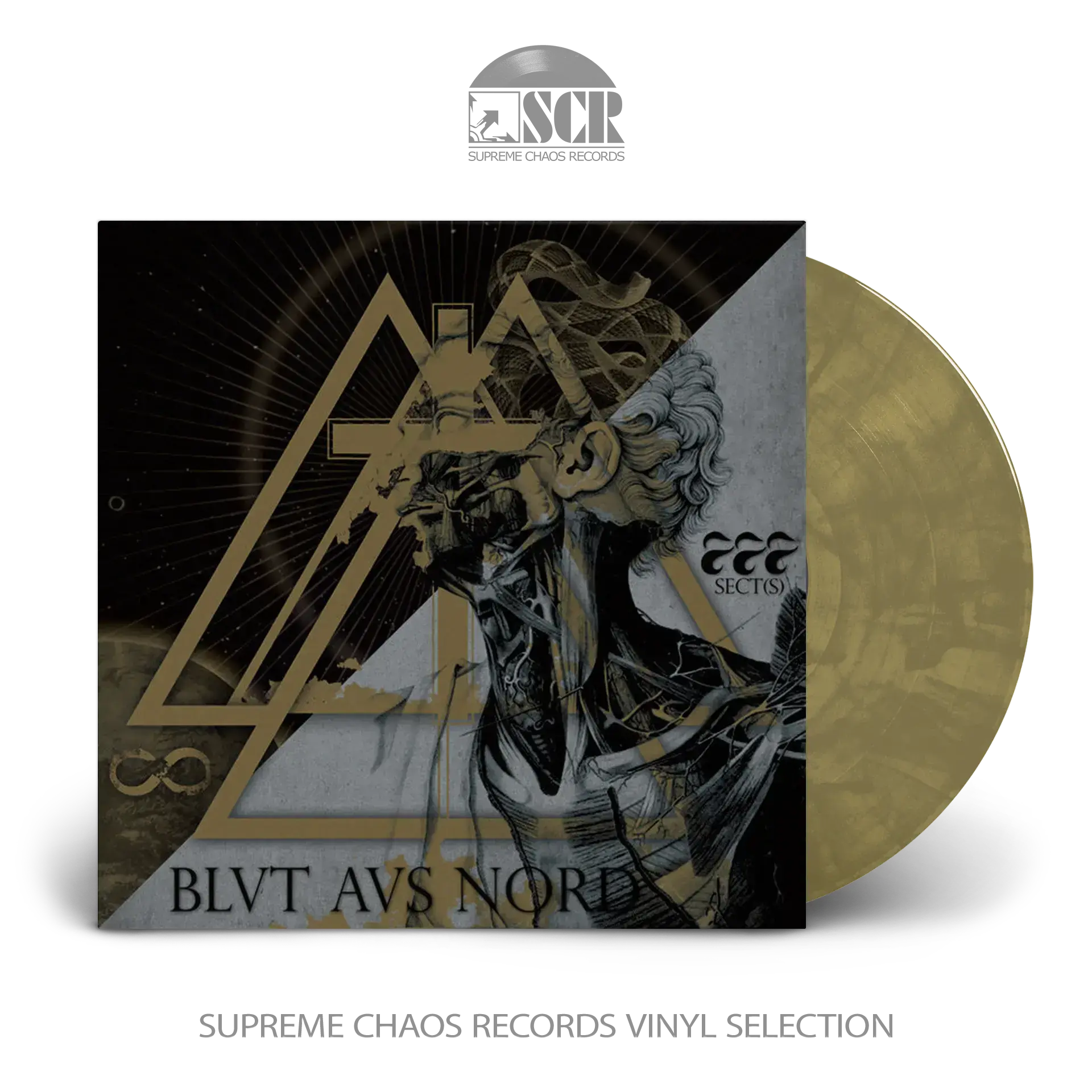 BLUT AUS NORD - 777 - Sect(s) · BEER/BLACK MARBLED LP (Black Metal Vinyl)
