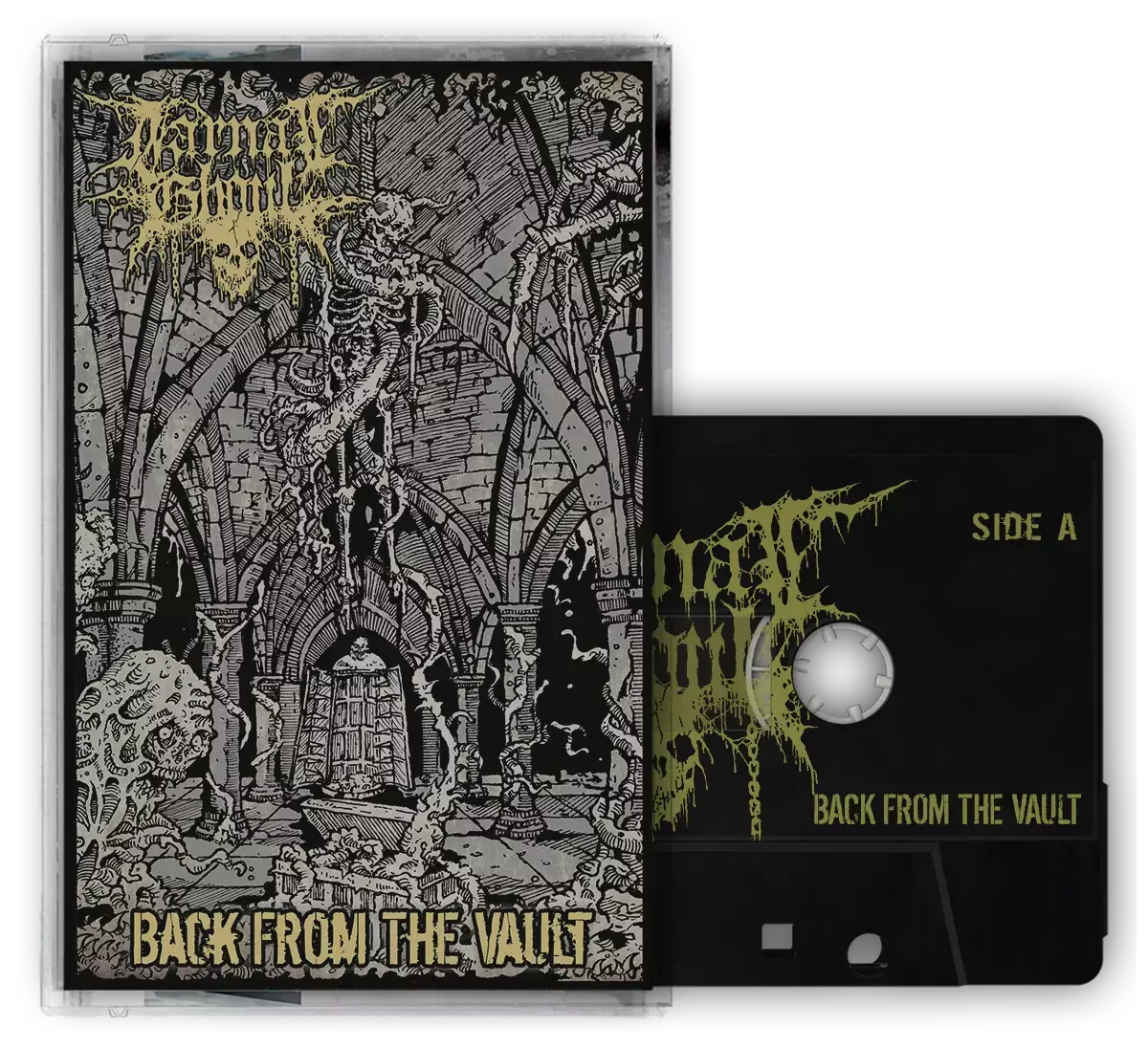 CARNAL GHOUL - Back From The Vault · BLACK/YELLOW TAPE CARNAL GHOUL - Back From The Vault · BLACK/YELLOW TAPE (Death Metal Tapes)