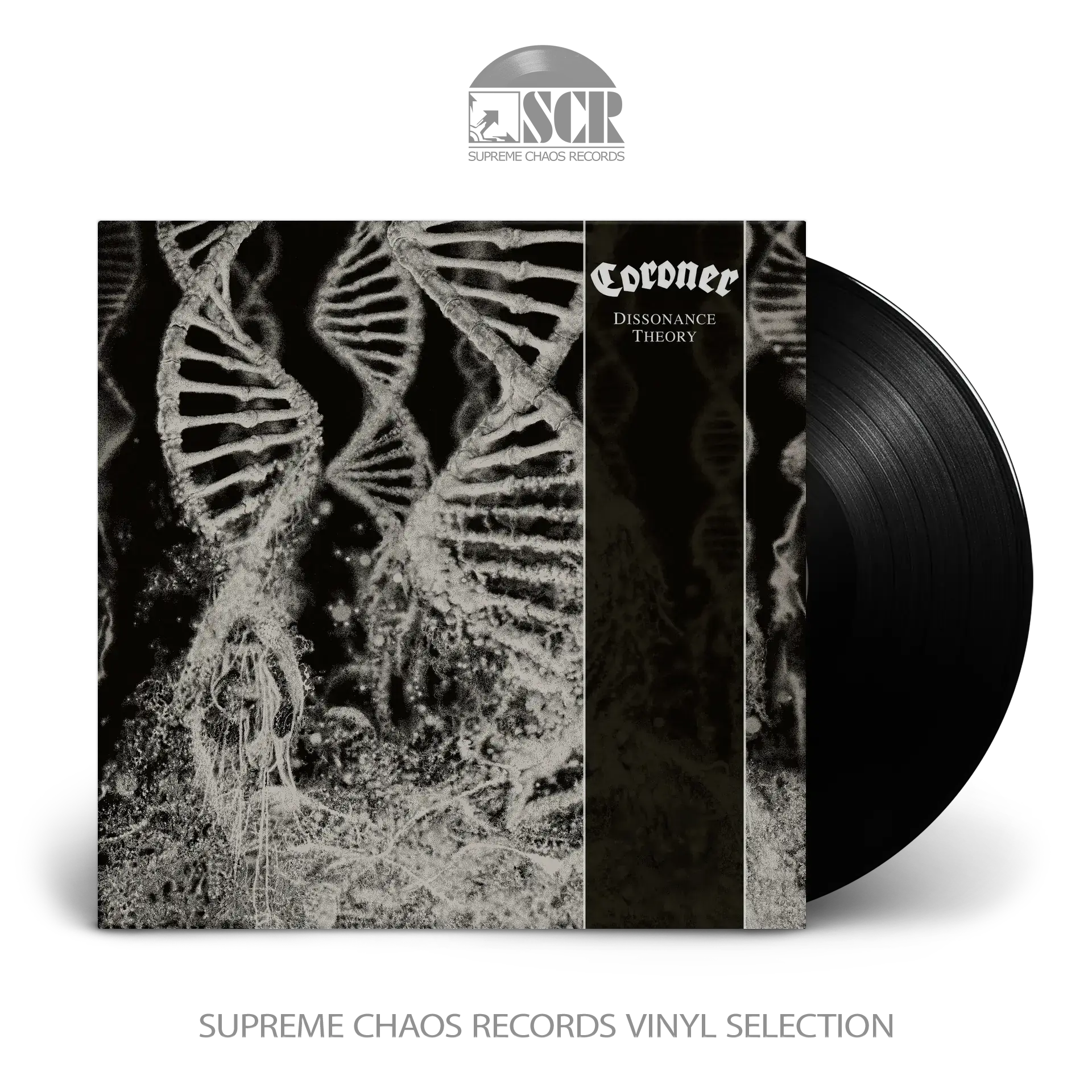 CORONER · Dissonance Theory | BLACK LP CORONER · Dissonance Theory | BLACK LP (Thrash Metal/Progressive Metal Vinyl)