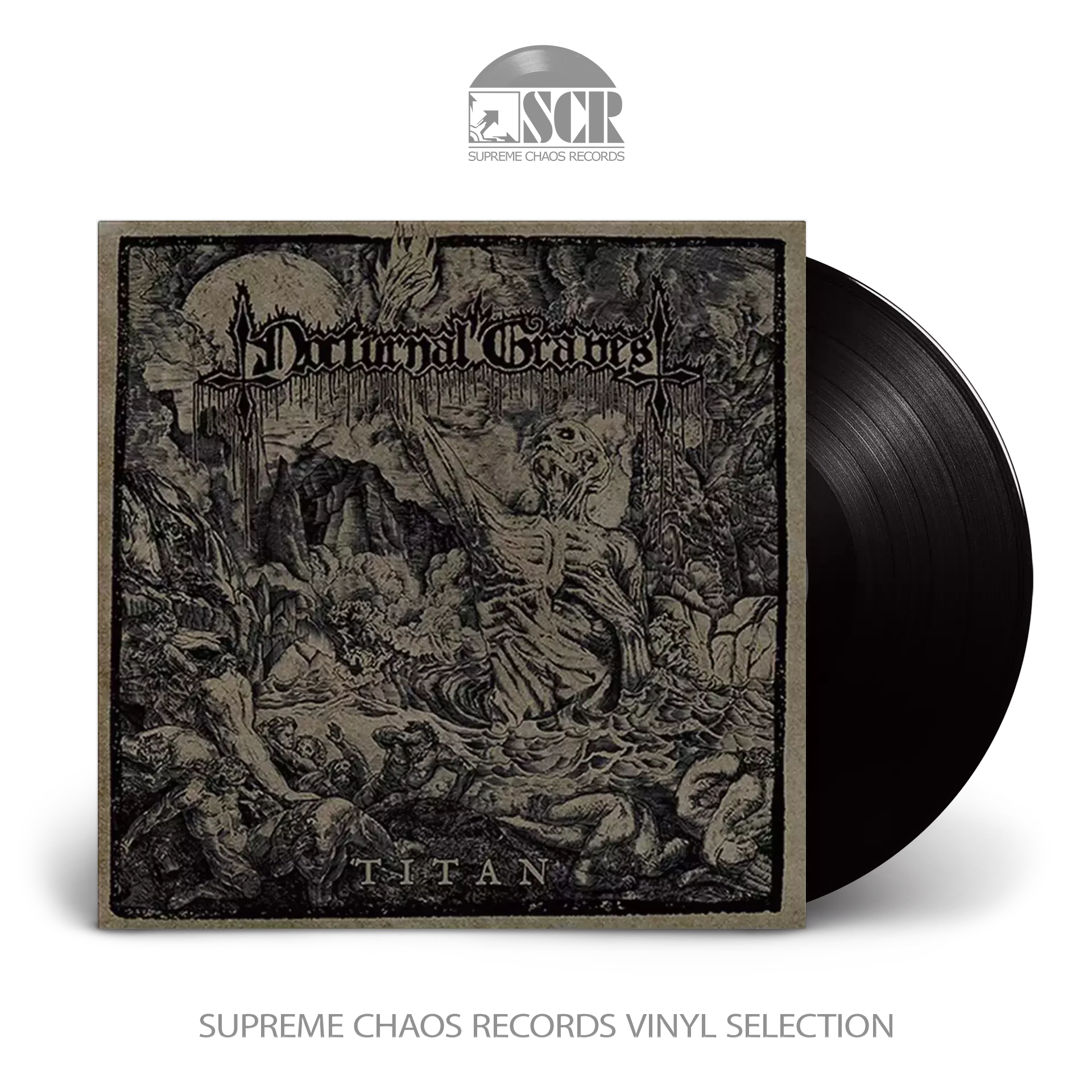 NOCTURNAL GRAVES - Titan · BLACK LP (Death Metal Vinyl)
