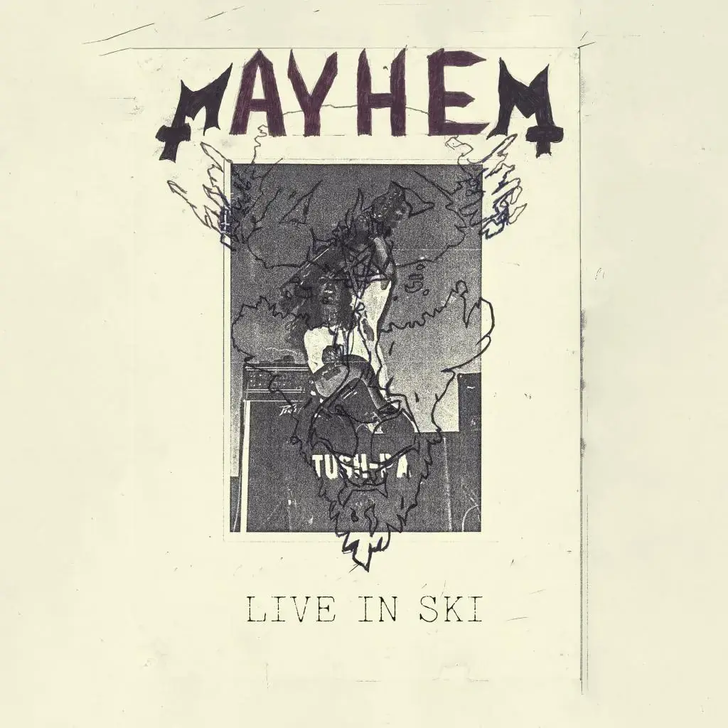 MAYHEM - Live in Ski · OXBLOOD LP (Black Metal Vinyl) · Bild 1