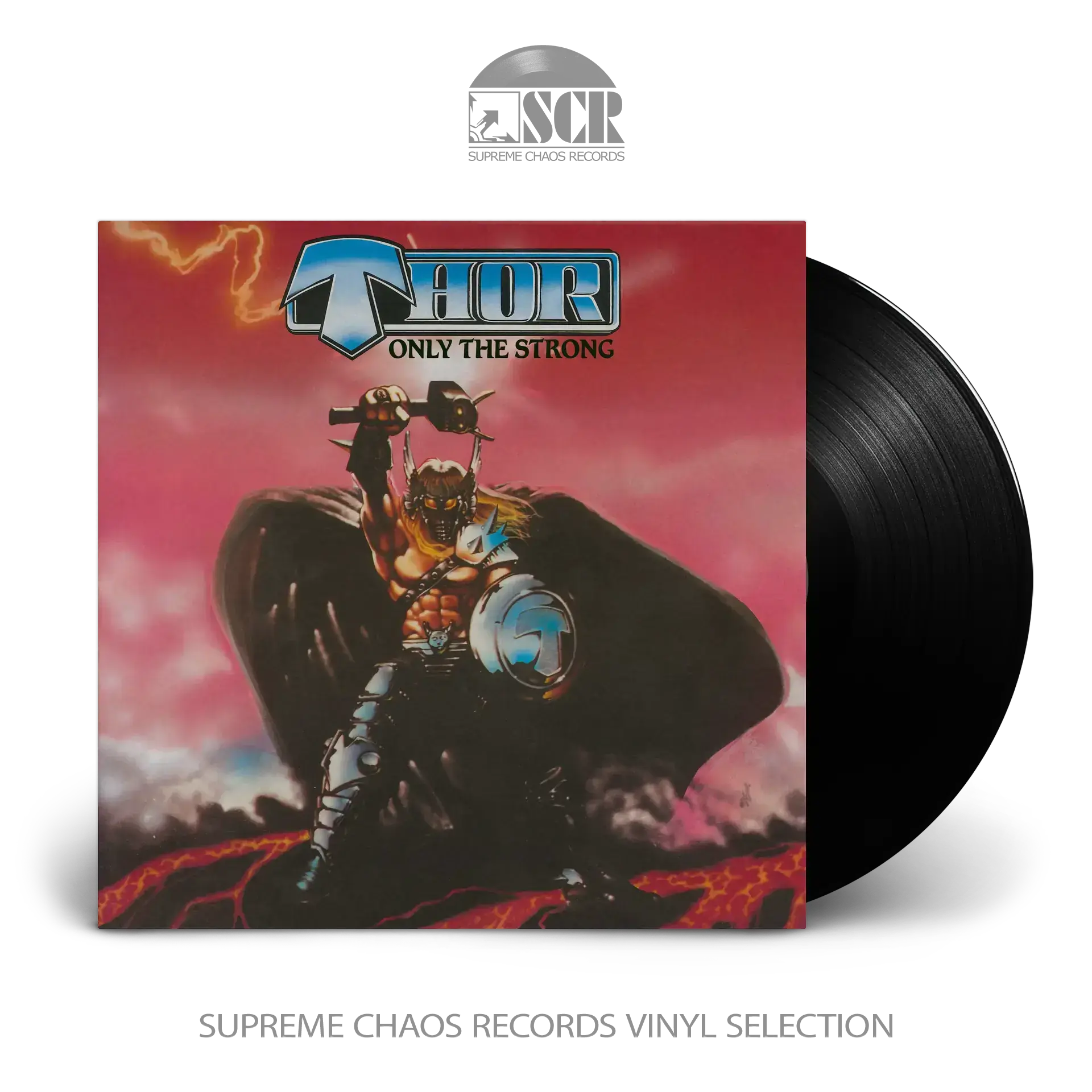 THOR - Only The Strong · BLACK LP (Heavy Metal Vinyl)