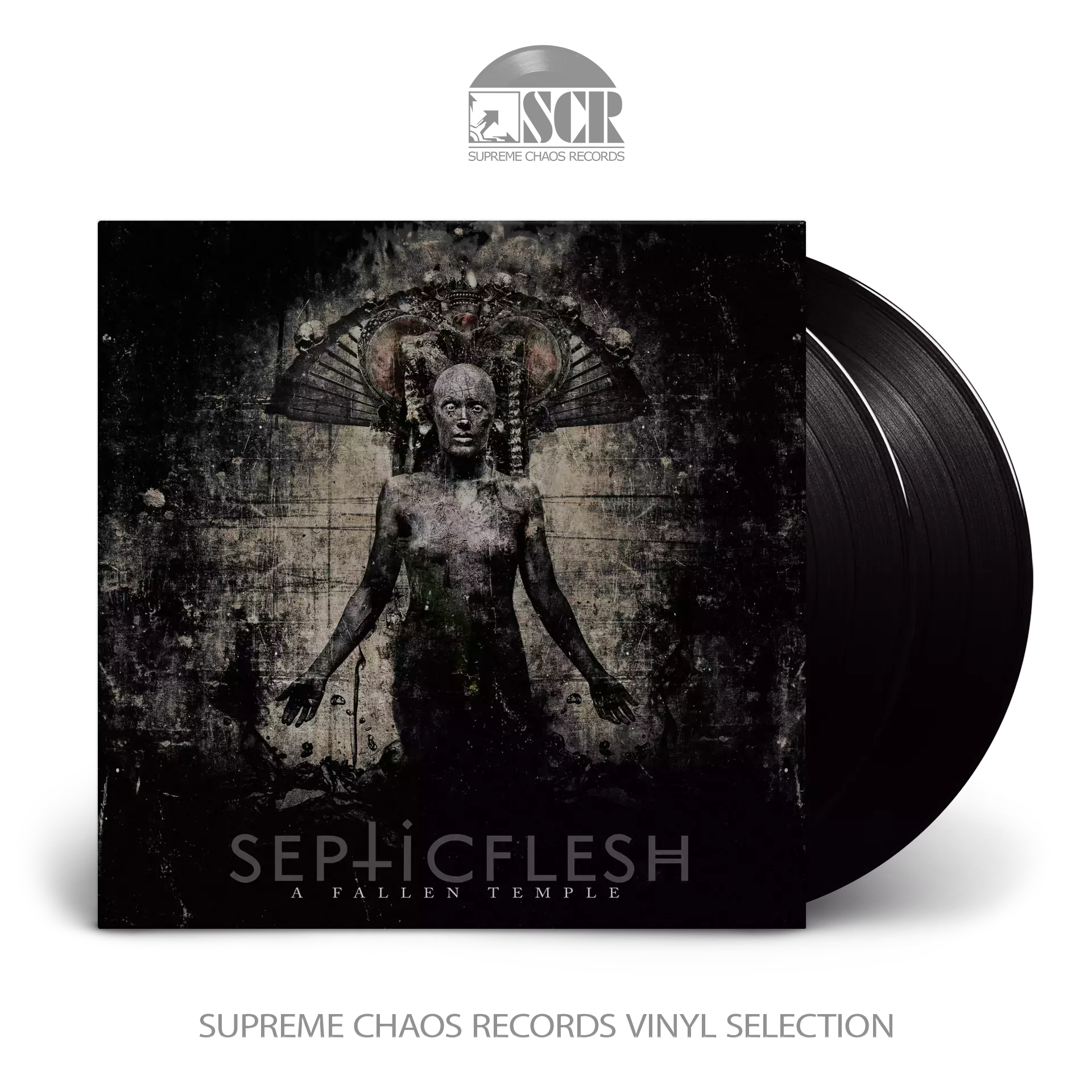 SEPTICFLESH - A Fallen Temple · BLACK DLP (Death Metal Vinyl)