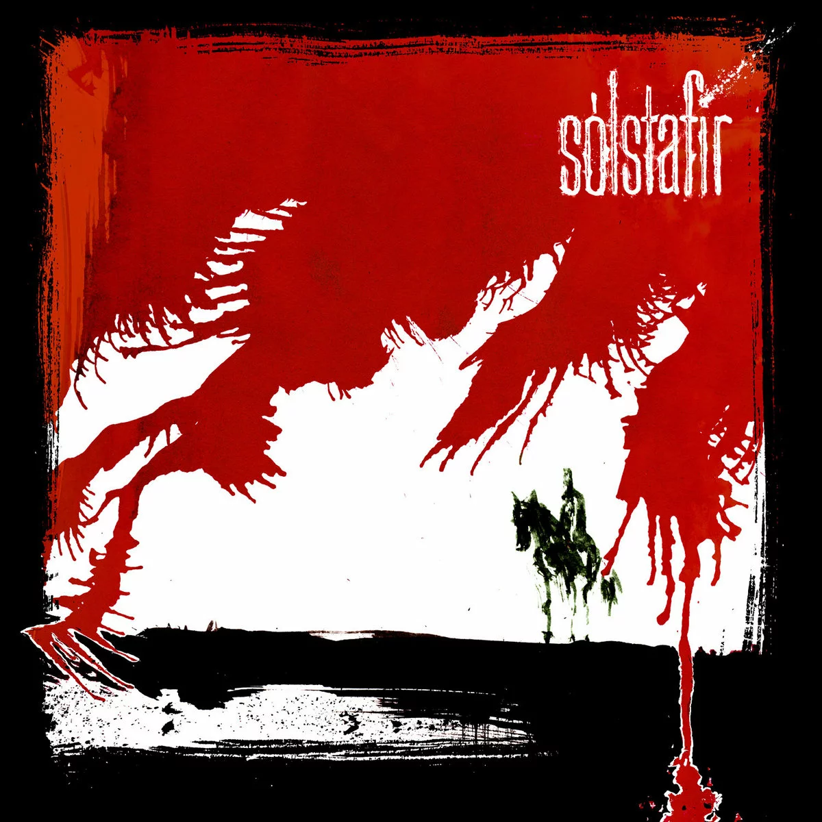 SOLSTAFIR - Svartir Sandar · RED/BLACK MARBLED DLP (Progressive Metal Vinyl) · Bild 1
