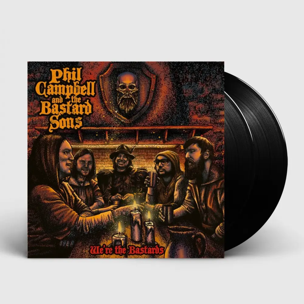 PHIL CAMPBELL AND THE BASTARD SONS - We're the bastards · BLACK DLP PHIL CAMPBELL AND THE BASTARD SONS - We're the bastards · BLACK DLP (Hard Rock Vinyl)