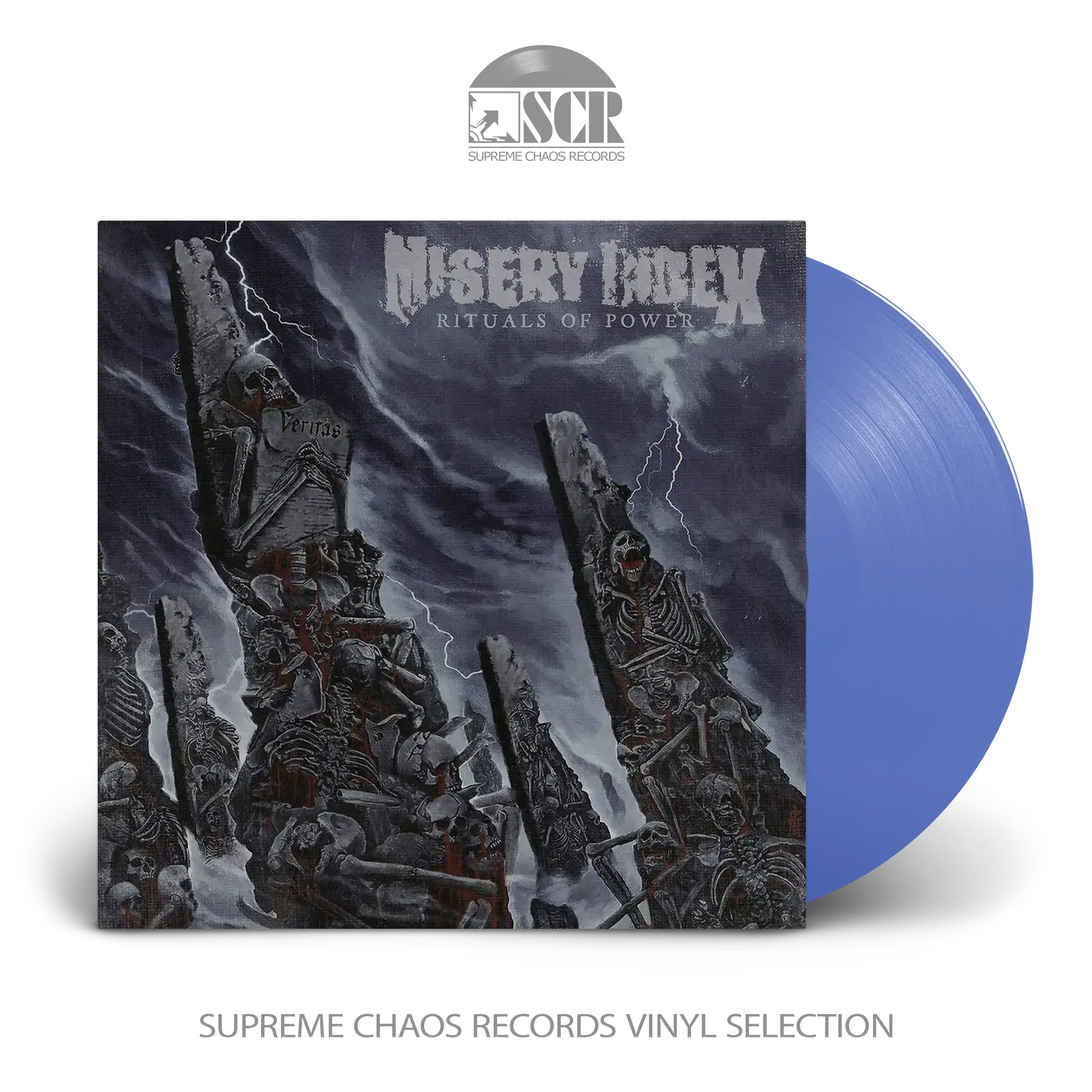 MISERY INDEX - Rituals Of Power · BLUE LP (Death Metal Vinyl)