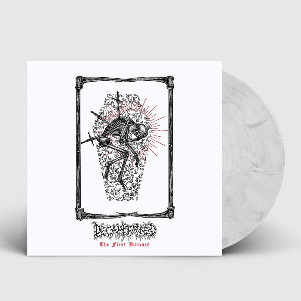 DECAPITATED - The first damned · WHITE/BLACK LP (Death Metal Vinyl)